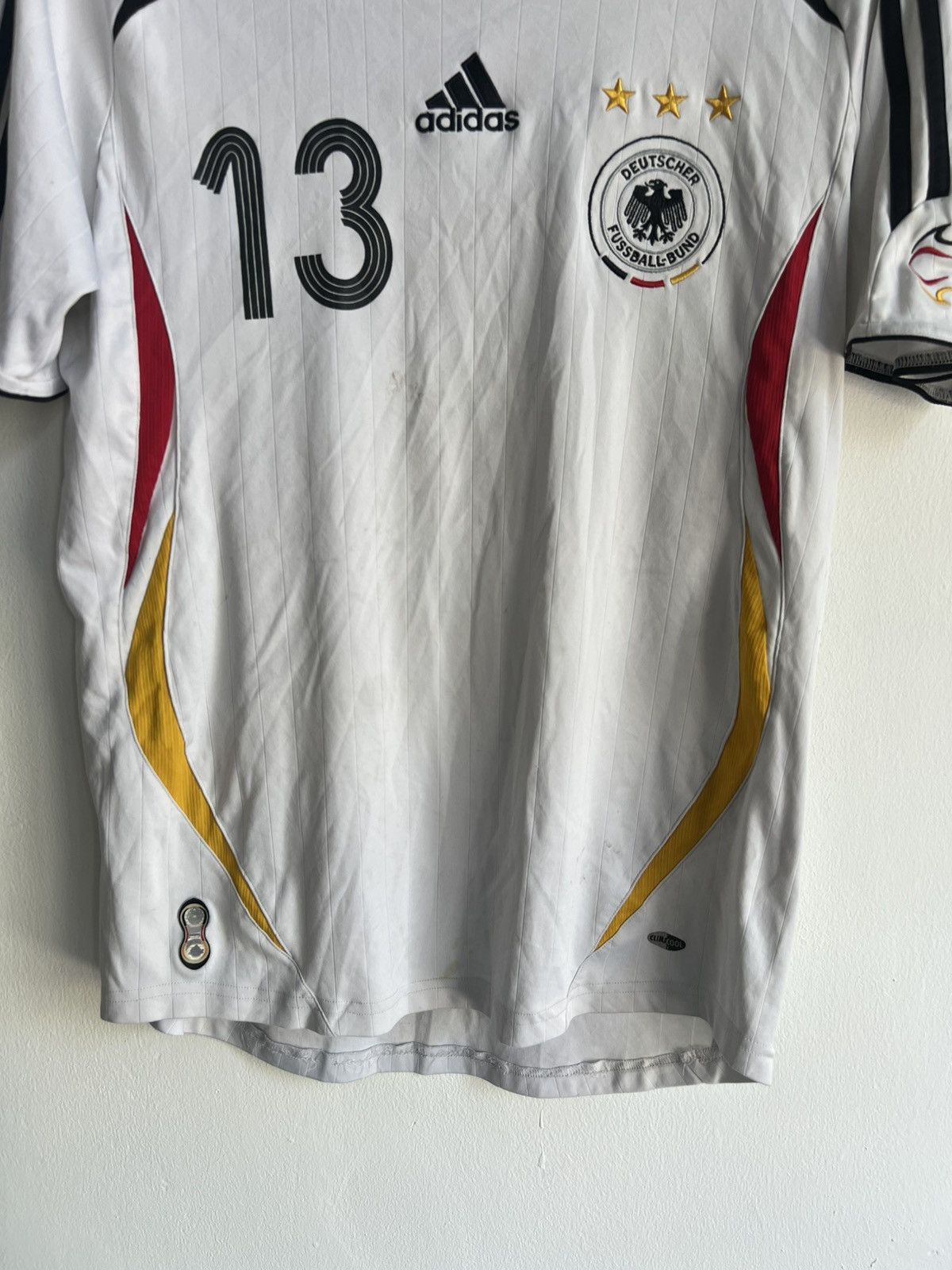 Adidas Original Vintage 2005-06 Adidas Germany Ballack Home Jersey Size US M / EU 48-50 / 2 - 4 Thumbnail