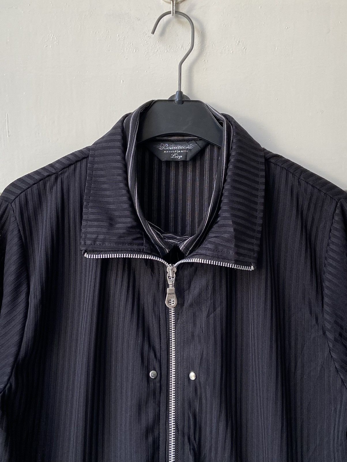 If Six Was Nine Beaumere Aristocratic Black Zipper Shirt Size US S / EU 44-46 / 1 - 16 Thumbnail