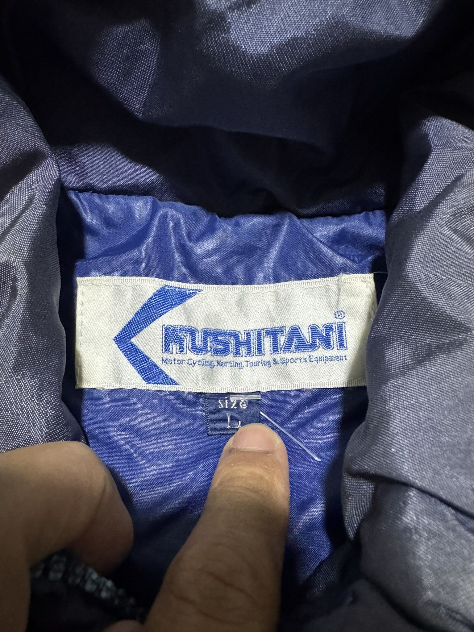 Japanese Brand × Sports Specialties Vintage Kushitani Hamamatsu Racing Staff Jacket Sun Faded Size US L / EU 52-54 / 3 - 7 Thumbnail