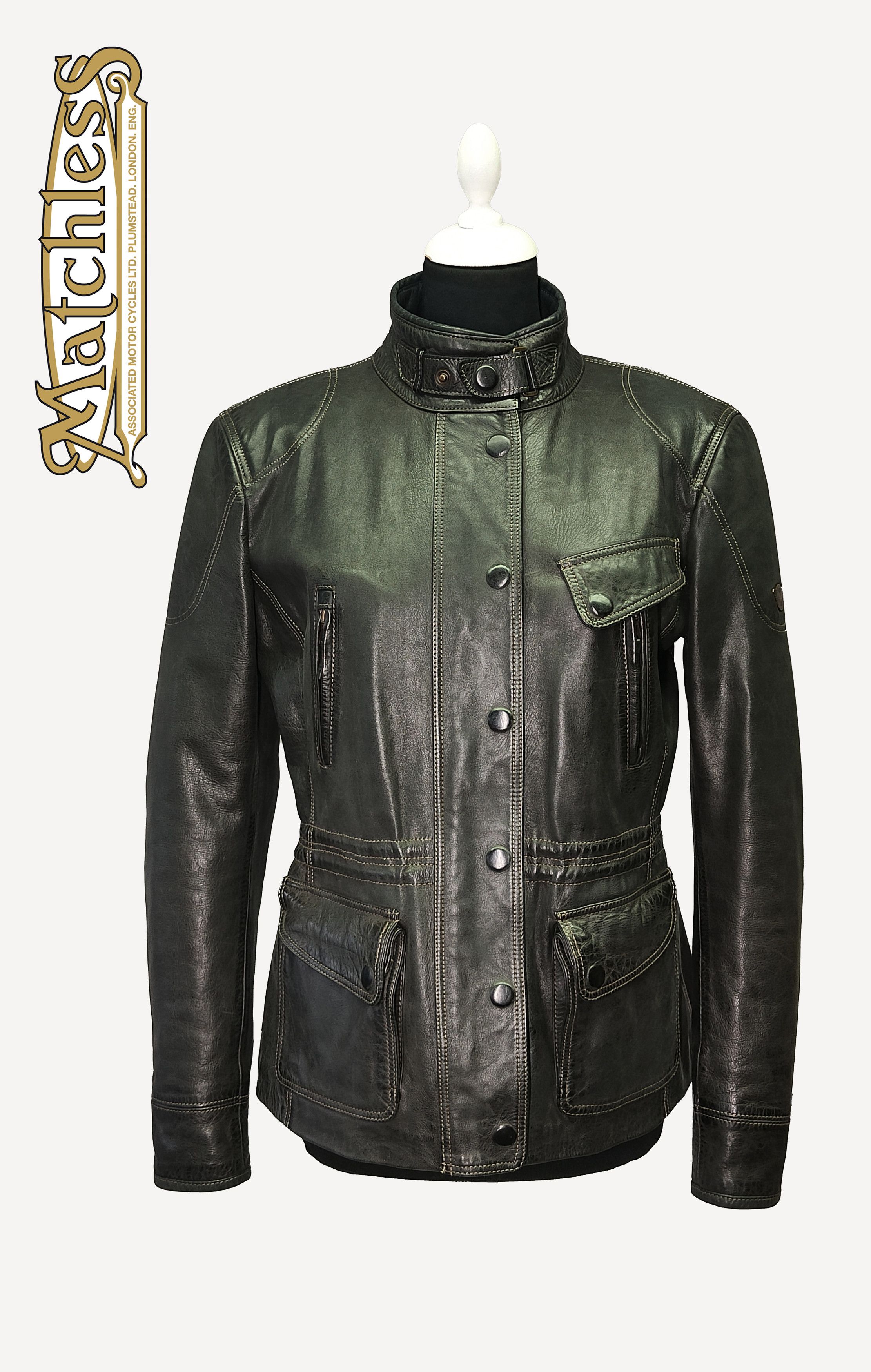 Matchless MATCHLESS _ ITALY _ NOTTING HILL _ LEATHER BIKER JACKET Size M / US 6-8 / IT 42-44 - 1 Thumbnail