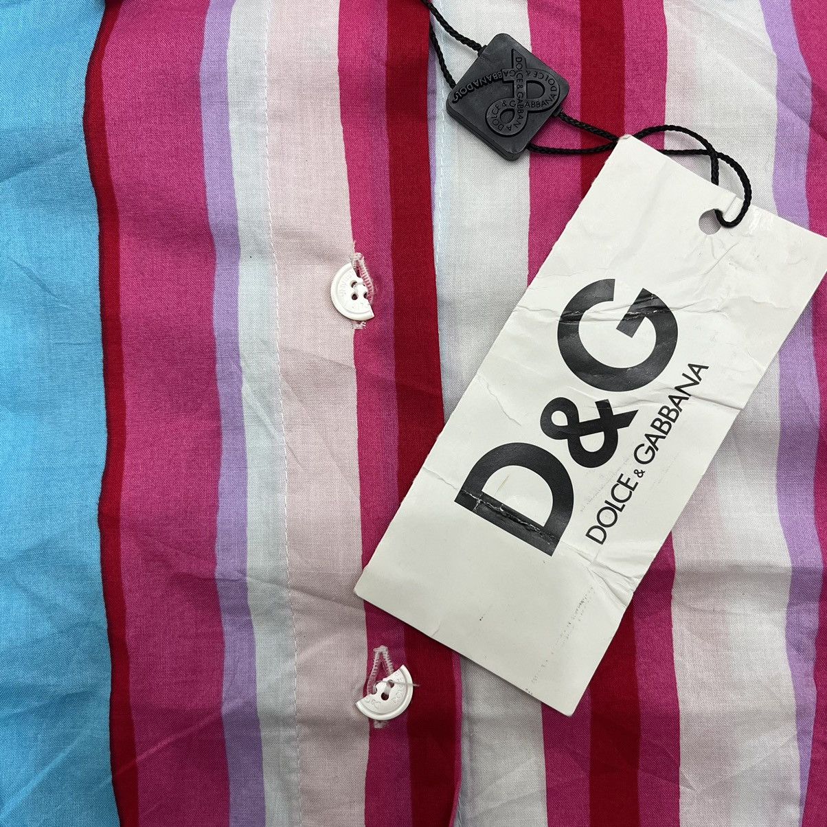 Dolce & Gabbana × Vintage Vintage Dolce & Gabbana Striped Blouse/Shirt Womens Size S / US 4 / IT 40 - 14 Thumbnail