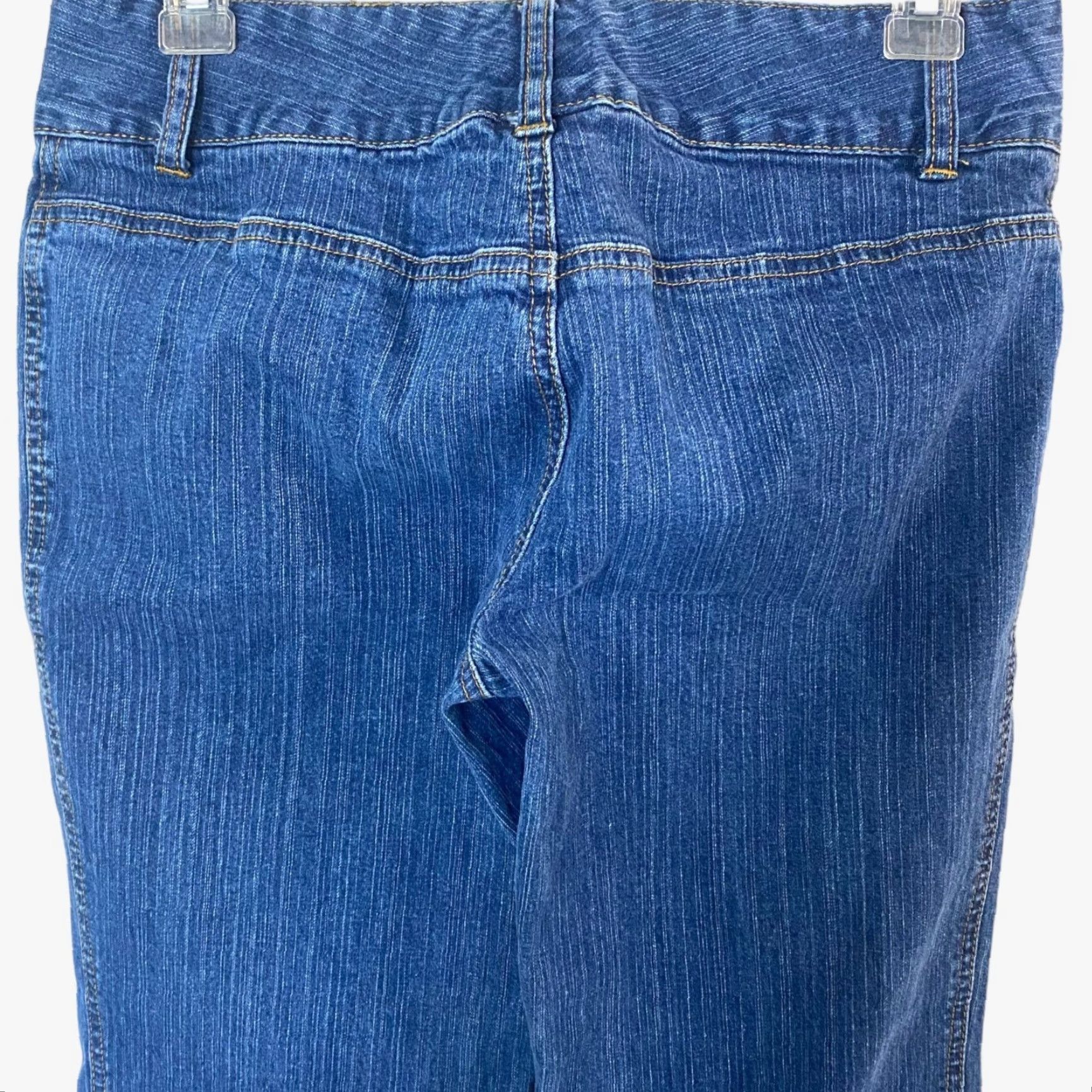 Vintage VINTAGE New York & Company Flare Jeans Womens Size 4 Blue Medium Wash Low-Rise Denim Jeans Size 27" / US 4 / IT 40 - 7 Thumbnail