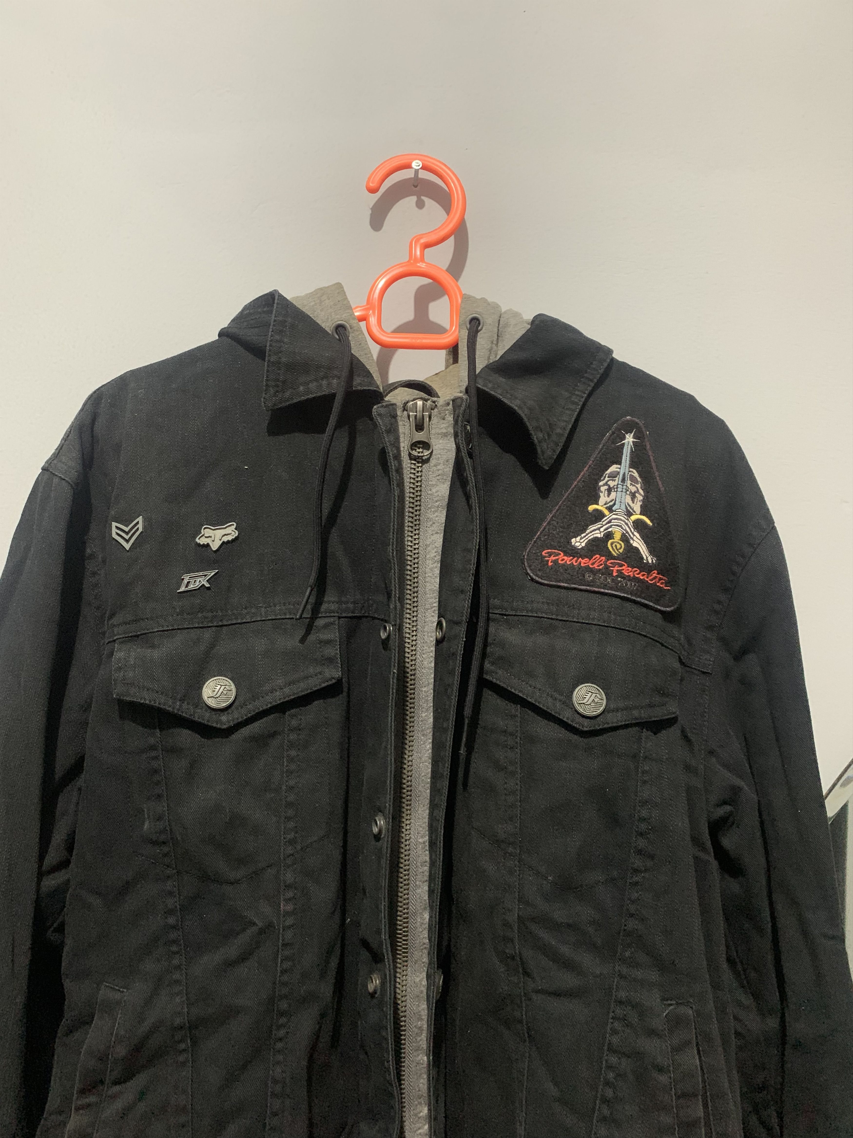 Fox Racing FOX RACING DUNKIRK HOODED DENIM JACKET Size US M / EU 48-50 / 2 - 4 Thumbnail