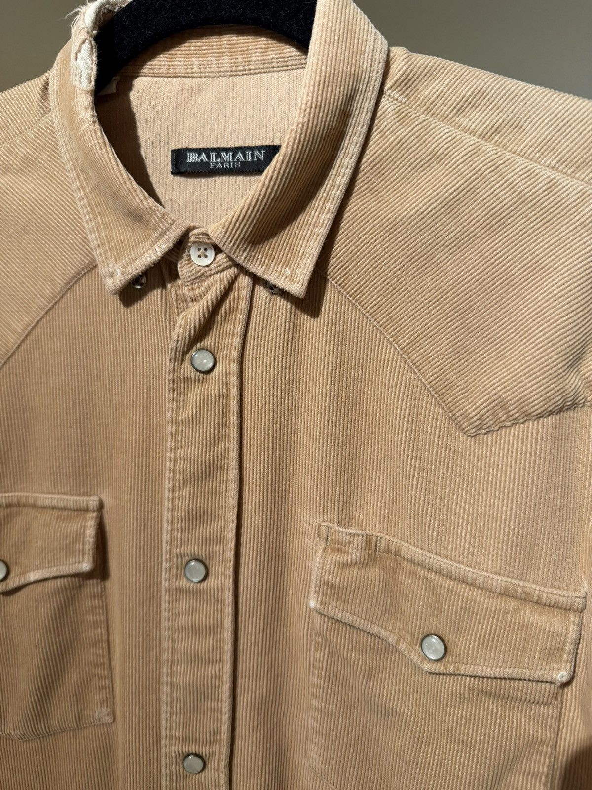 Balmain Balmain Decarnin Era Corduroy Shirt Size US XS / EU 42 / 0 - 2 Thumbnail