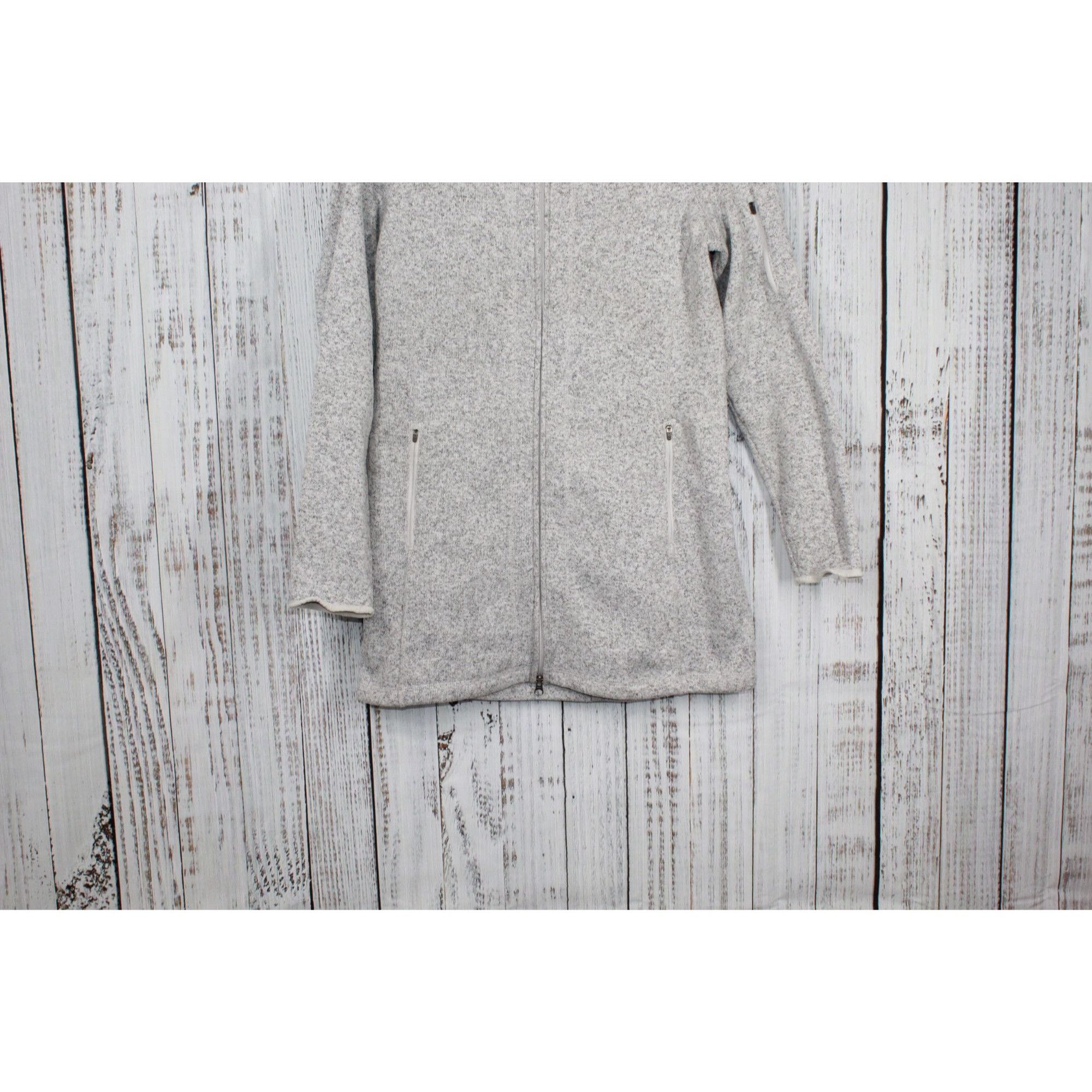 L.L. Bean LL Bean Women's Sweater Fleece Coat Pewter Size Medium Size M / US 6-8 / IT 42-44 - 2 Thumbnail
