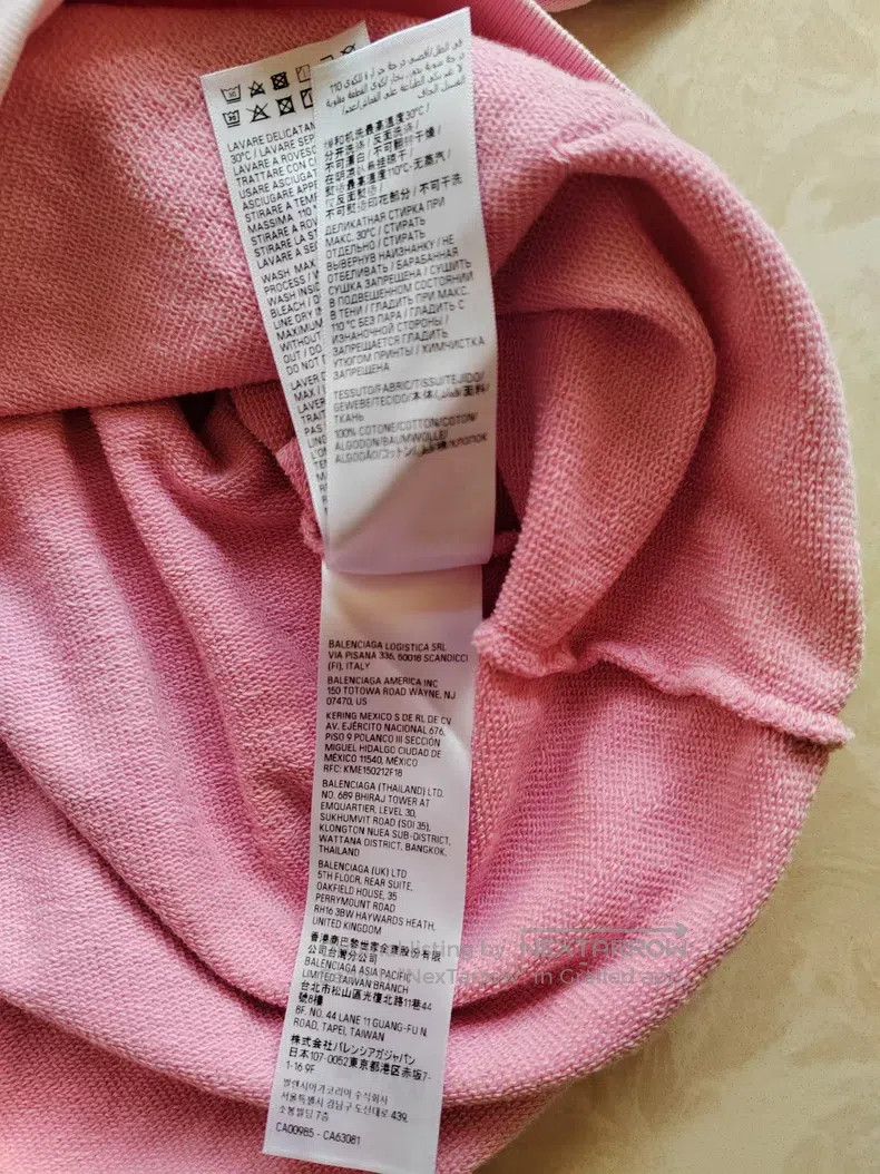 Balenciaga Balenciaga Pink Hooded Sweatshirt Size US M / EU 48-50 / 2 - 8 Thumbnail