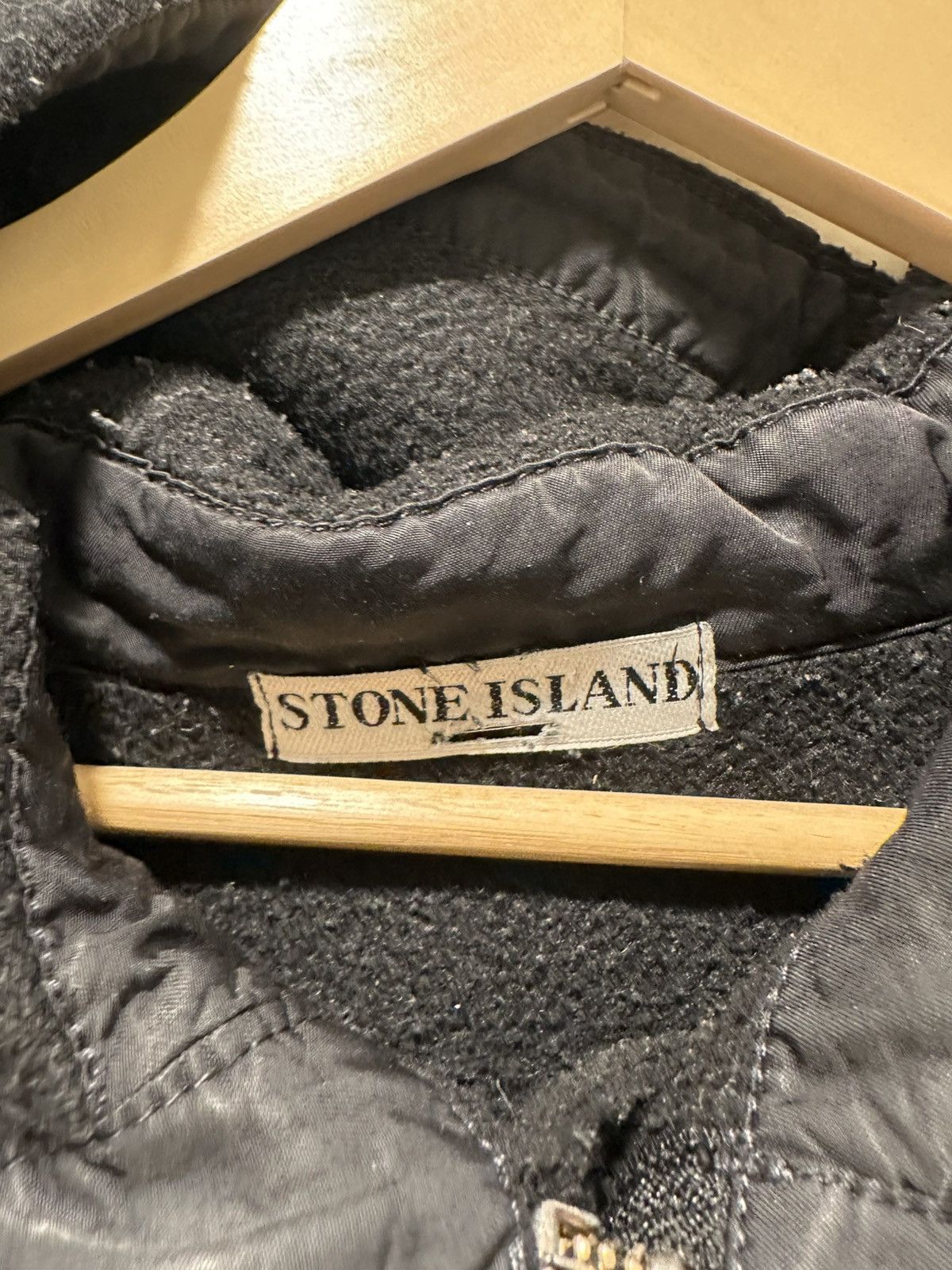 Stone Island Stone Island 2005 Black Felt Jacket Size US XXL / EU 58 / 5 - 2 Thumbnail