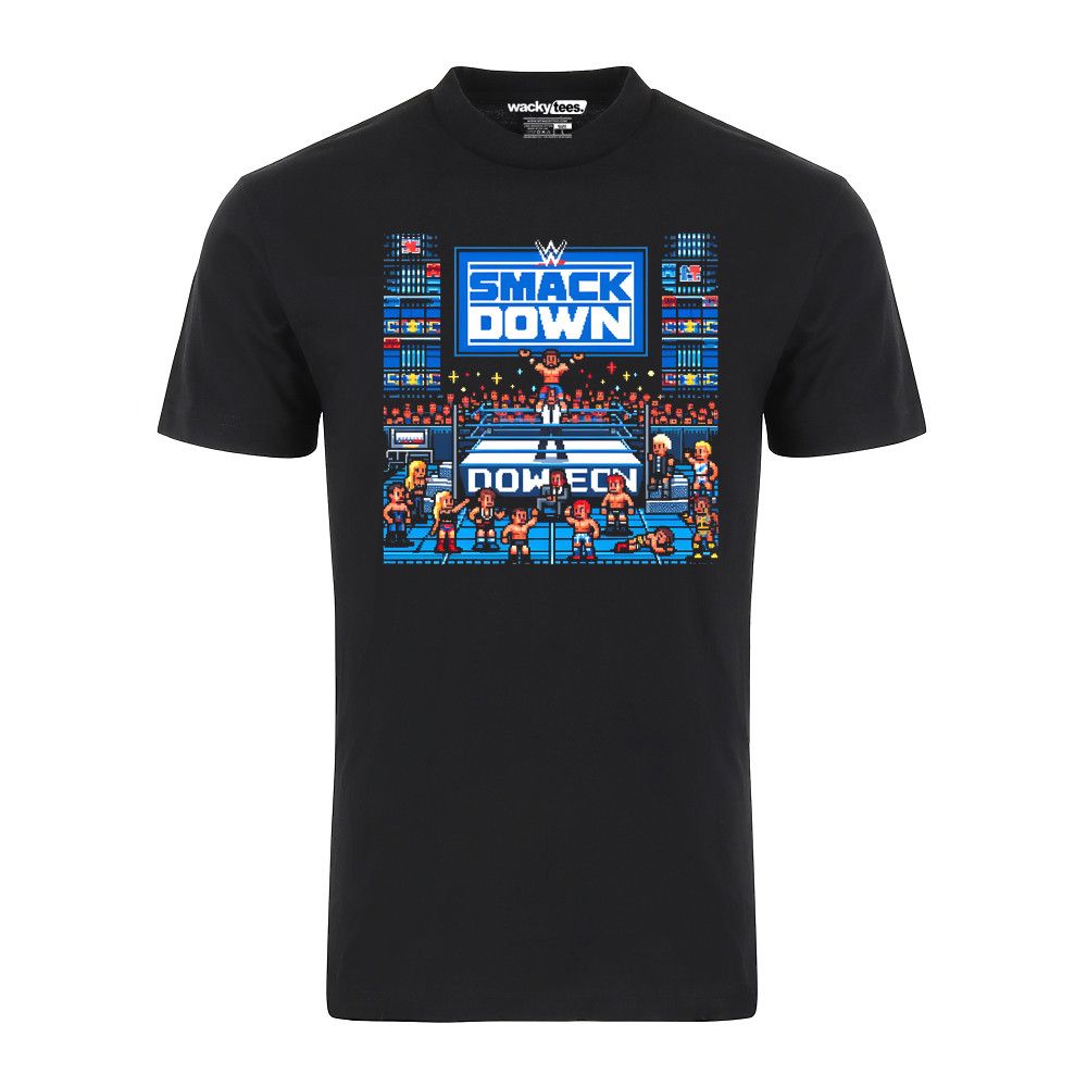 Other Wrestling Smack Down 8-Bit Gaming System Graphic Tee Shirt Size US S / EU 44-46 / 1 - 1 Preview