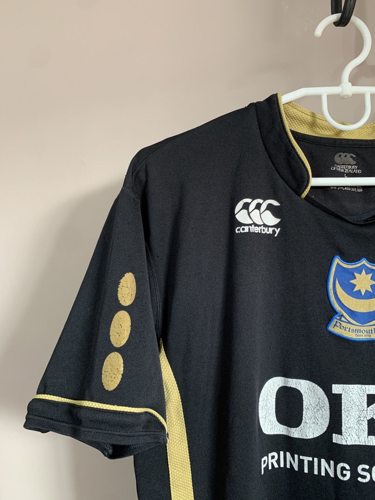 Canterbury of New Zealand Portsmouth Third Football Shirt Canterbury Soccer Jersey L Size US L / EU 52-54 / 3 - 3 Thumbnail