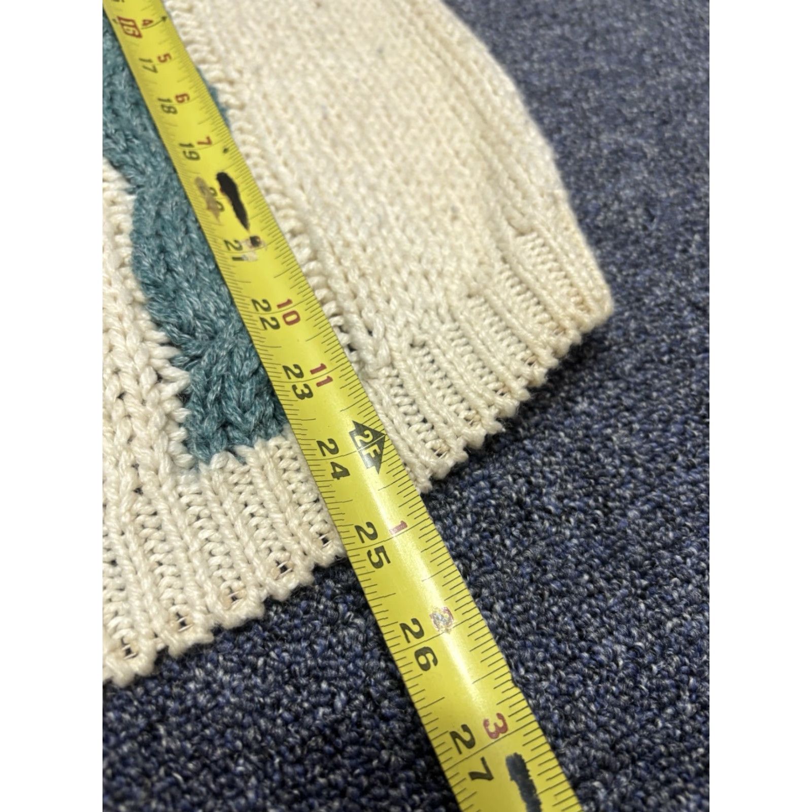 Vintage VINTAGE Sweater Womens Knit Cottage Grandma Pullover White H6 Size S / US 4 / IT 40 - 4 Thumbnail