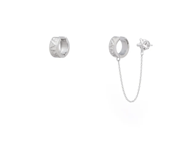 Bape Bape BAPY LOGO EARCUFF earrings set Size ONE SIZE - 1 Thumbnail