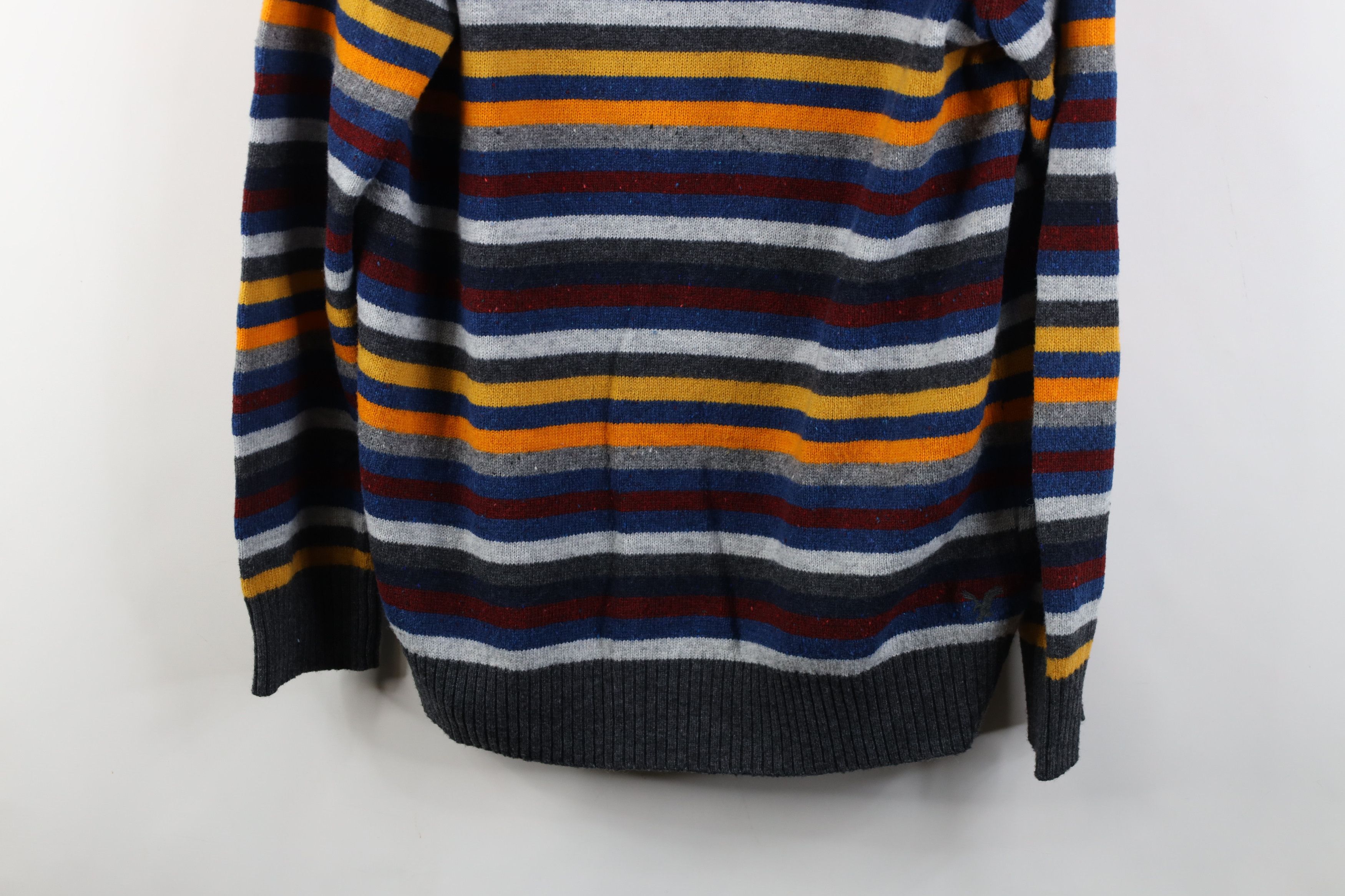 American Eagle Outfitters Vintage Y2K American Eagle Outfitters Rainbow Knit Sweater Size US L / EU 52-54 / 3 - 3 Thumbnail