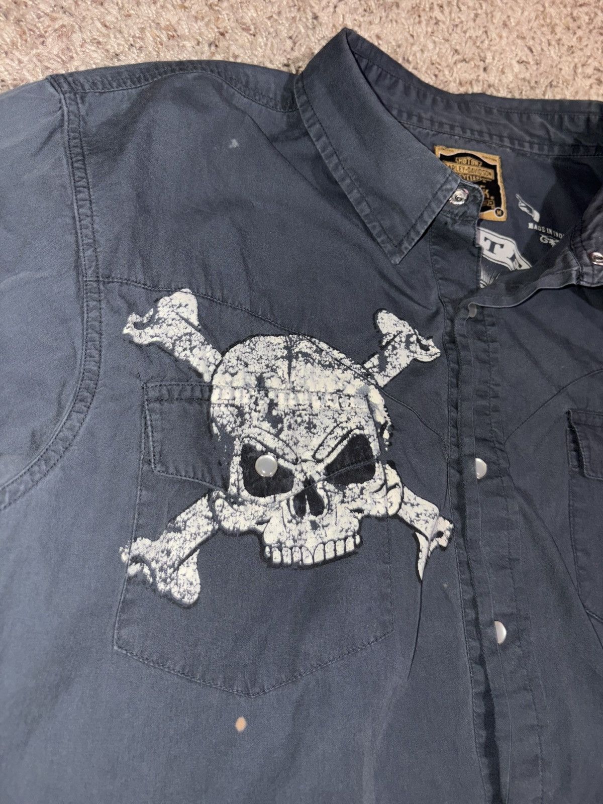 Harley Davidson Harley Davidson pearl snap 1 of 1 Size US M / EU 48-50 / 2 - 4 Thumbnail