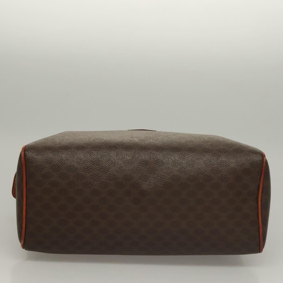Celine CELINE Macadam Canvas Hand Bag Pvc Leather Brown Gold Size ONE SIZE - 9 Thumbnail