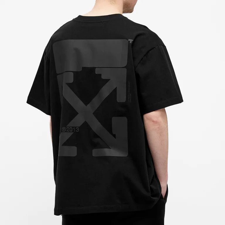 Off-White Black Tech Marker Arrows Oversized T-Shirt Size US M / EU 48-50 / 2 - 2 Thumbnail