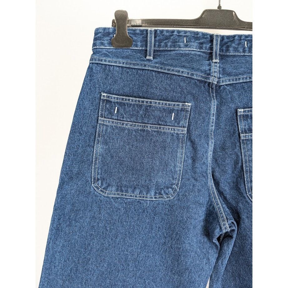 Jacquemus o1rshd1 Le Denim Fleurs in Print Blue Flowers Size US 34 / EU 50 - 17 Thumbnail