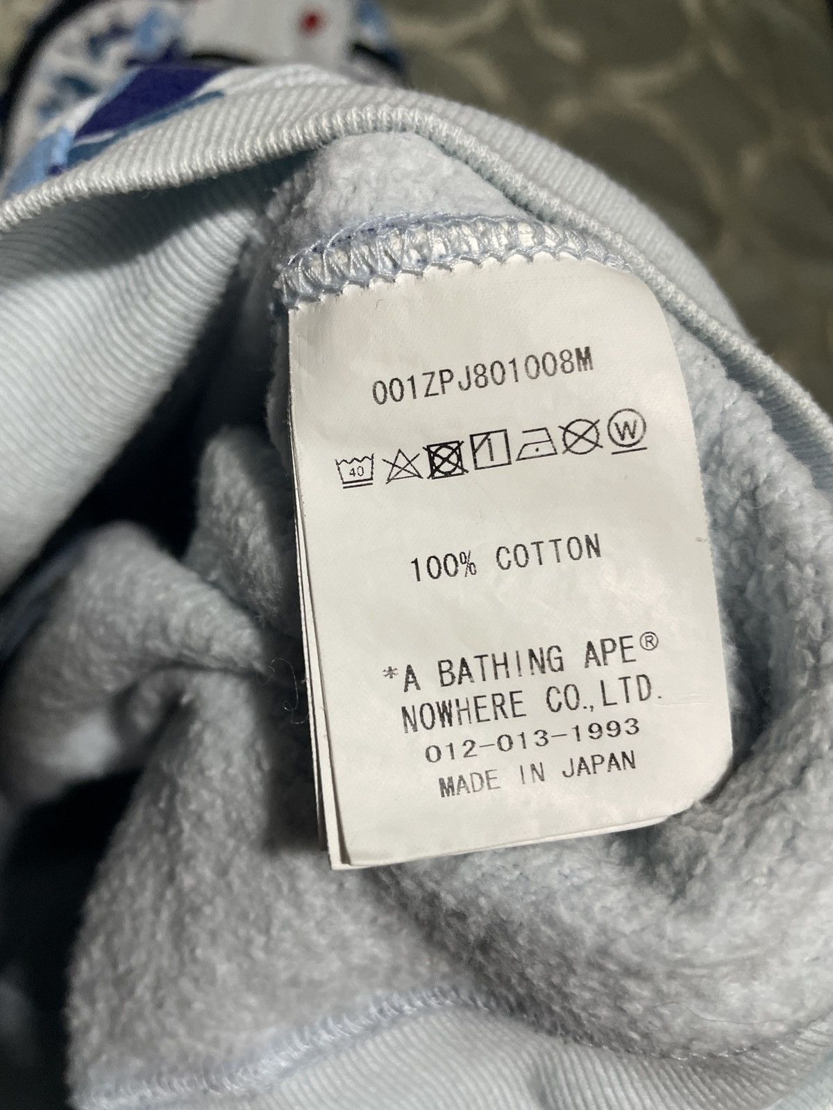 Bape Bape ABC blue camo double shark hoodie S Size US S / EU 44-46 / 1 - 3 Thumbnail