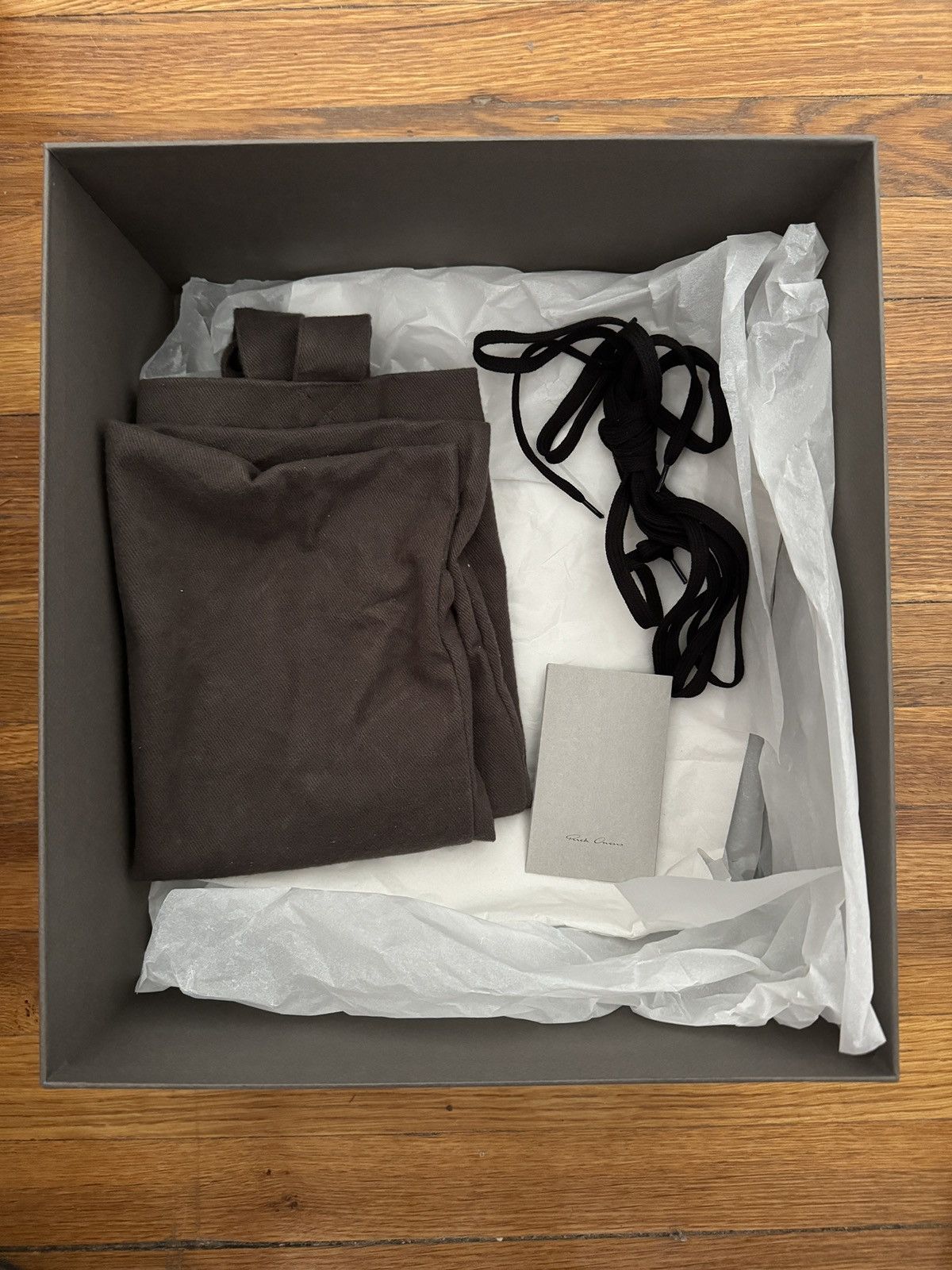 Rick Owens Rick Owen’s OG Black Calfskin High Sneakers Size US 10.5 / EU 43-44 - 2 Thumbnail