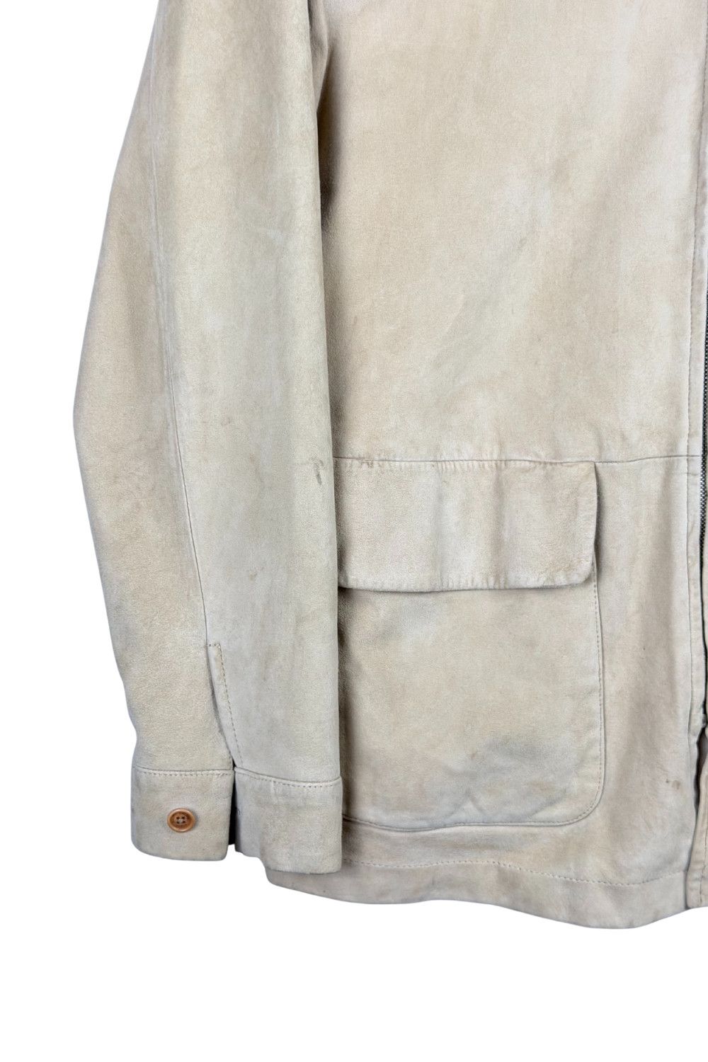 Polo Ralph Lauren Polo Ralph Lauren Lamb Suede Zip Jacket – c. late 90s Size US L / EU 52-54 / 3 - 6 Thumbnail