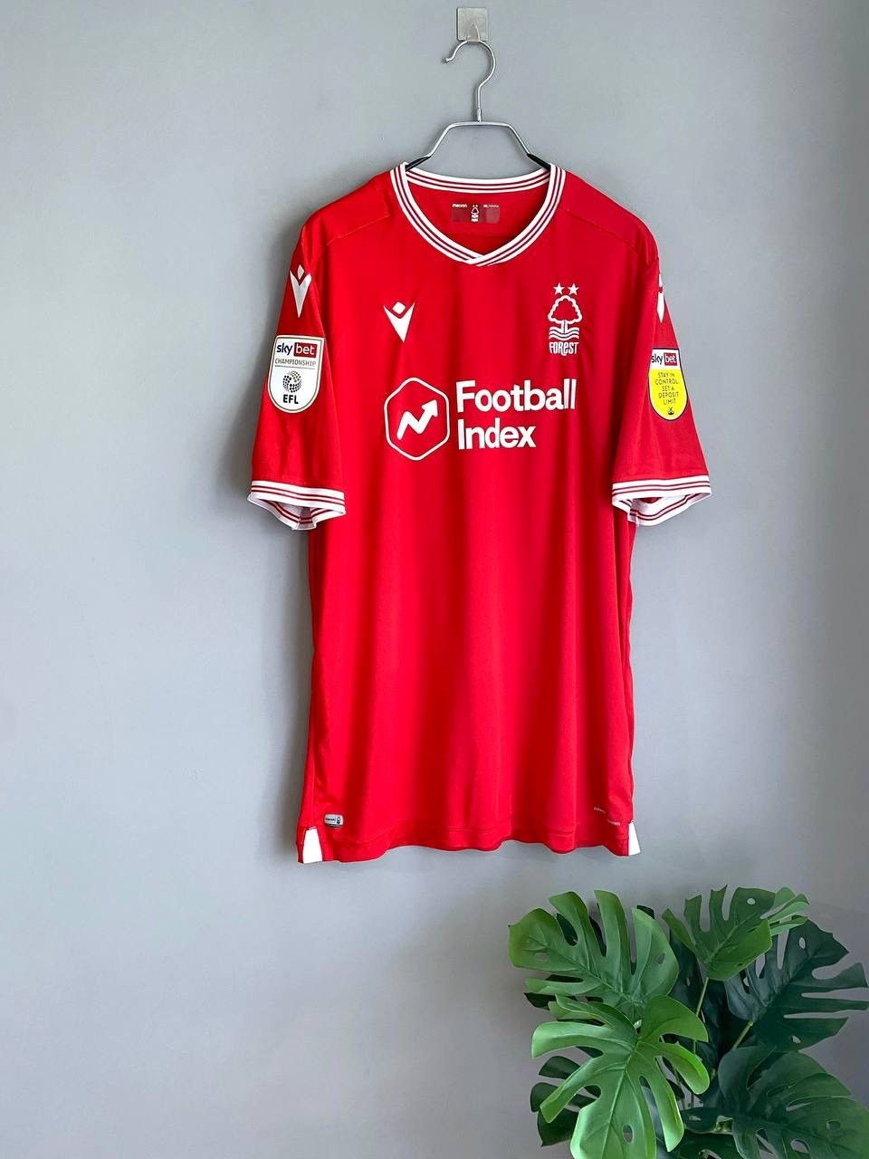 Macron Macron Nottingham Forest 2020/2021 Home Soccer Jersey, XXL Size US XXL / EU 58 / 5 - 1 Thumbnail
