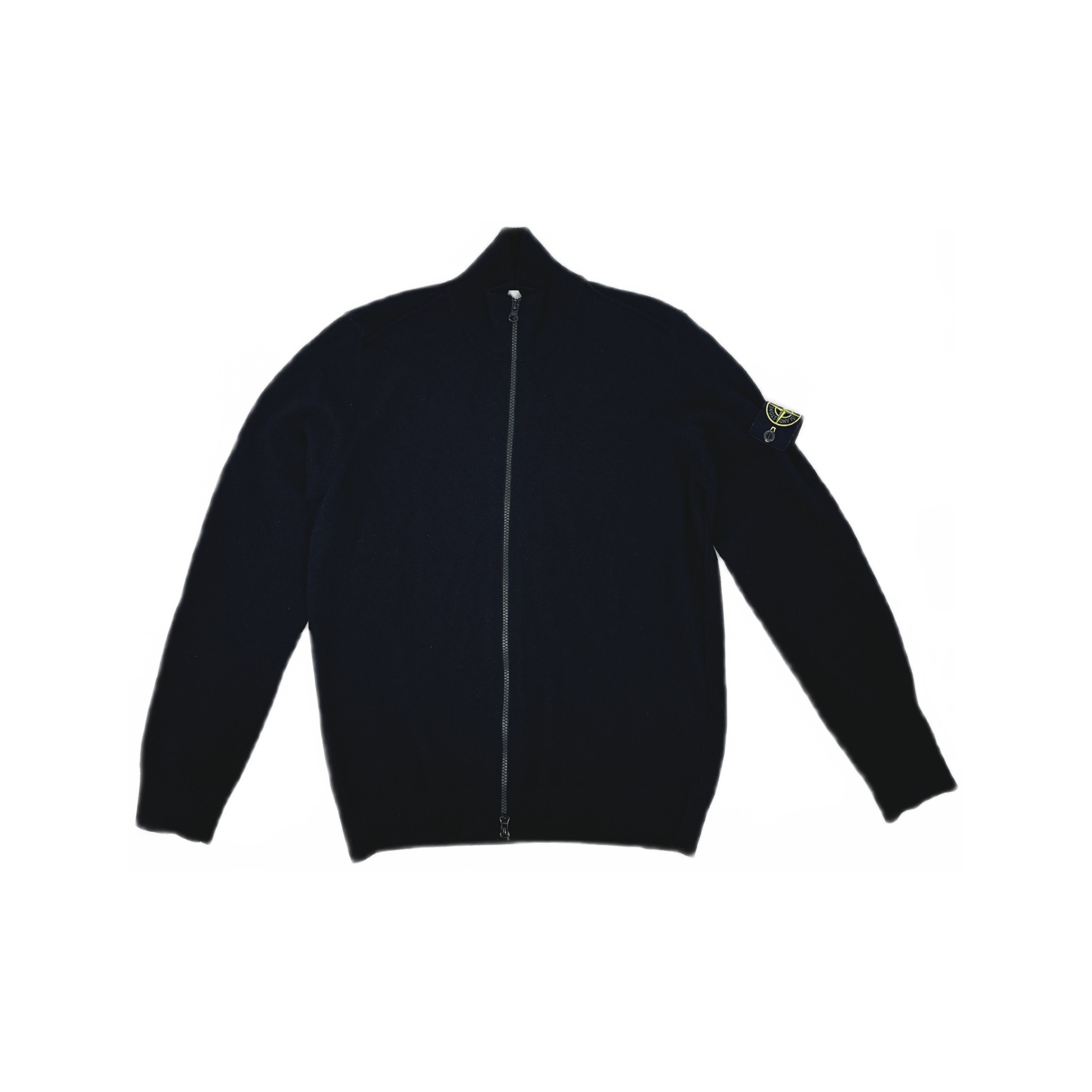 Stone Island Stone Island Zip-Up Wool Sweater Black Size M Size US M / EU 48-50 / 2 - 1 Thumbnail