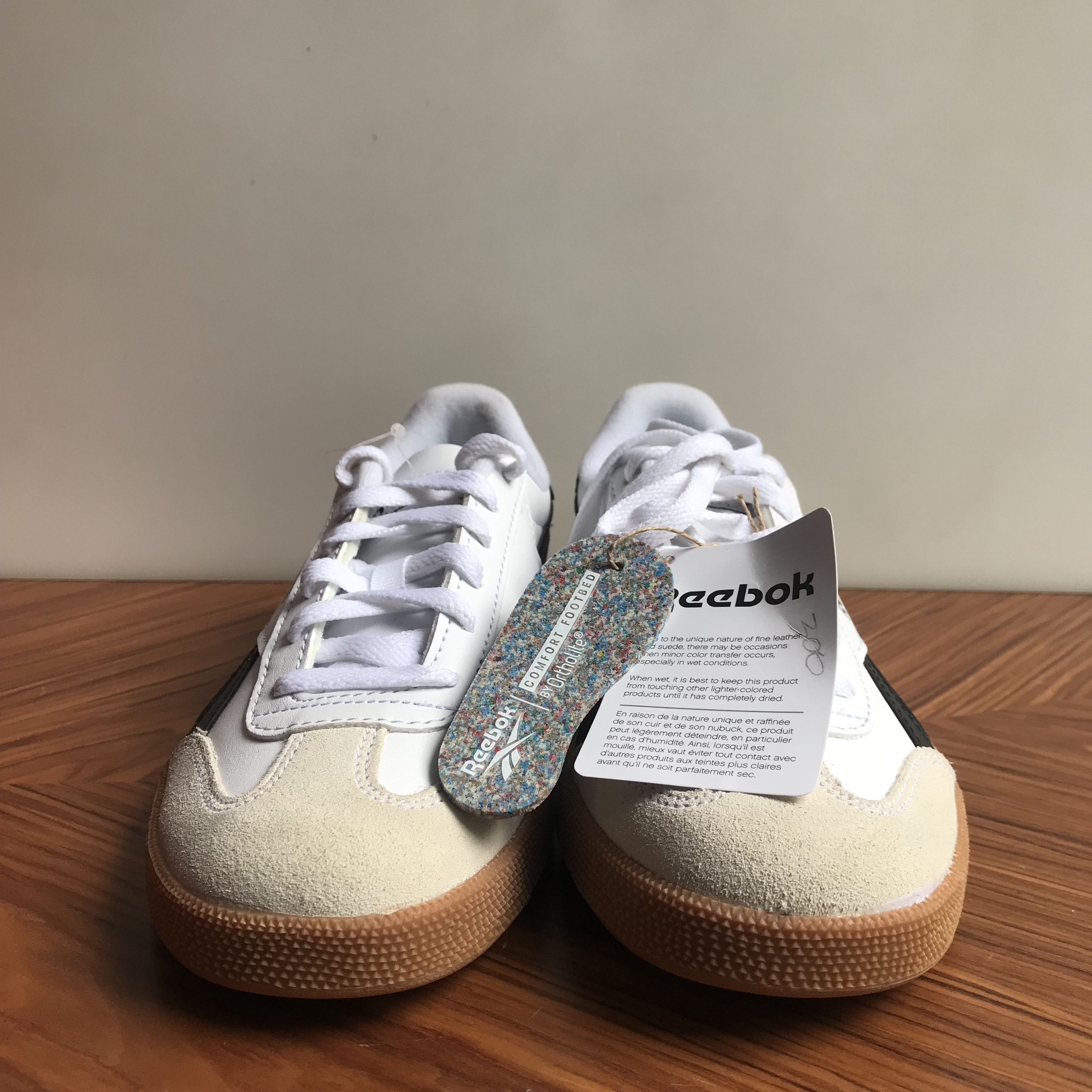 Reebok REEBOK SMASH EDGE WHITE Black lined Gum Sole Size 5uk 37.5 Size US 5 / EU 37 - 3 Thumbnail