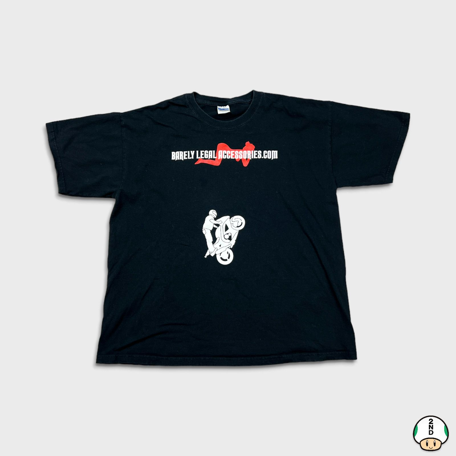 Gildan × Vintage Barely Legal T Shirt XL I Can Keep It Up Can You Funny Tee Size US XL / EU 56 / 4 - 1 Thumbnail