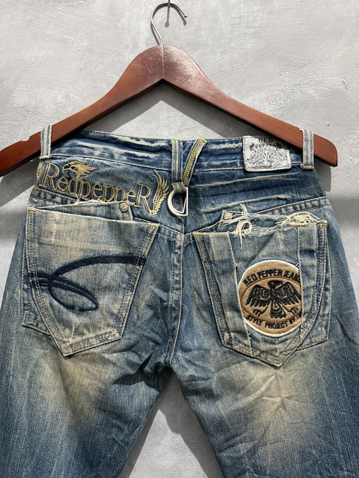 Japanese Brand 2000s Japanese archive Vkei Distressed Bootcut