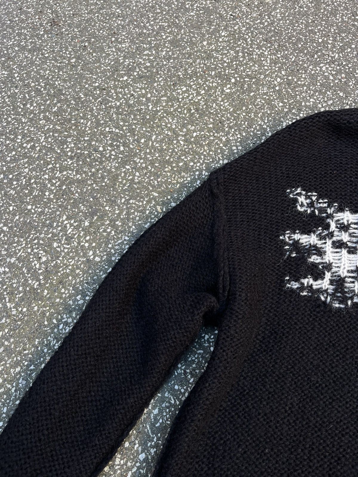 Saint Laurent Paris Saint Laurent Mohair Knit Sweater Black M