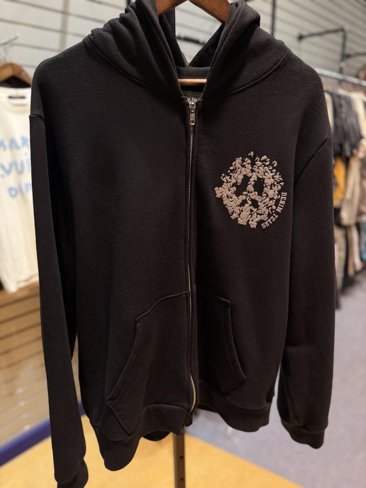 DENIM TEARS Size (XXL) Denim Tears Zip Up Hoodie Black Rare Size US XXL / EU 58 / 5 - 8 Thumbnail