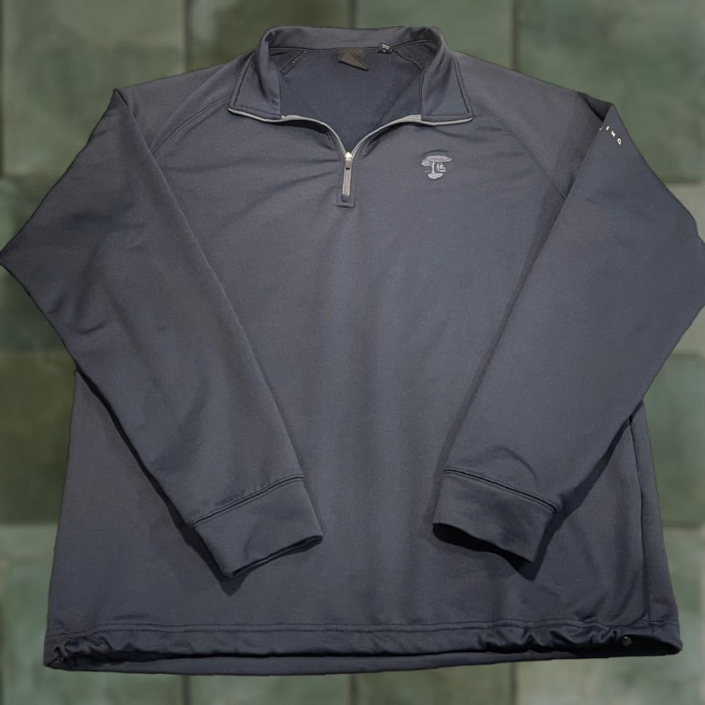 Vintage Dunning Golf 1/4 Zip Pullover Long Sleeve Mens L Blue Logo Golf Pullover Casual Activewear Shirts Mens Size US L / EU 52-54 / 3 - 1 Thumbnail