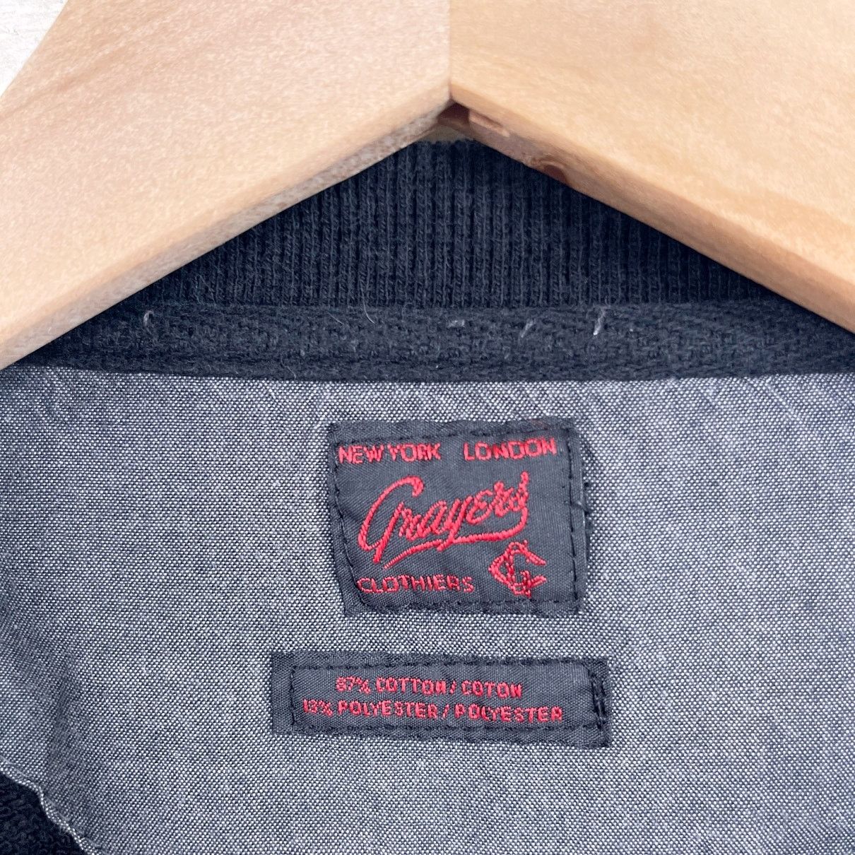 Grayers Grayers Heathered Striped Sweatshirt Gray Casual Mens L Size US L / EU 52-54 / 3 - 5 Thumbnail