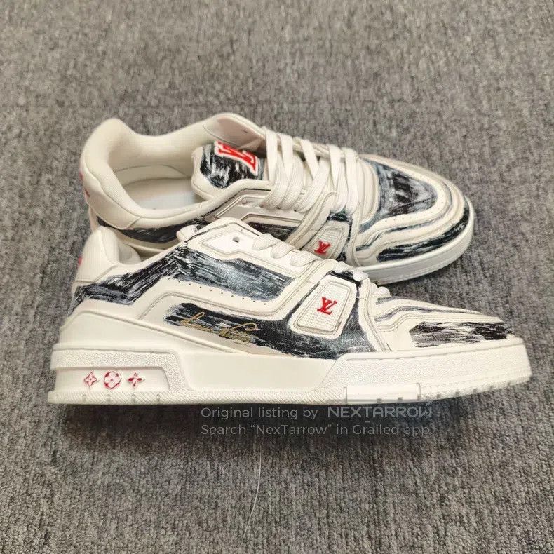 Louis Vuitton Louis Vuitton Trainer doodle shoes Size US 7.5 / EU 40-41 - 4 Thumbnail