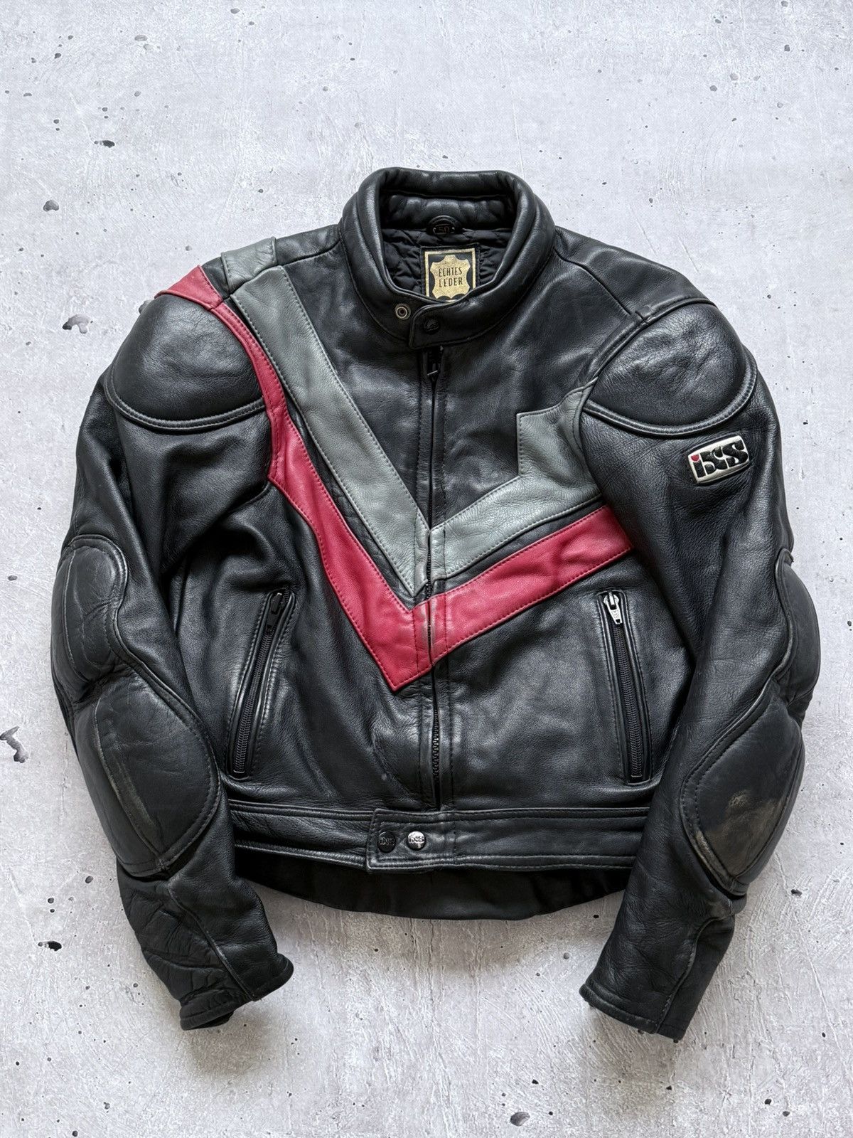 Japanese Brand Vintage IXS Moto Racing Leather Jacket Size US M / EU 48-50 / 2 - 1 Thumbnail