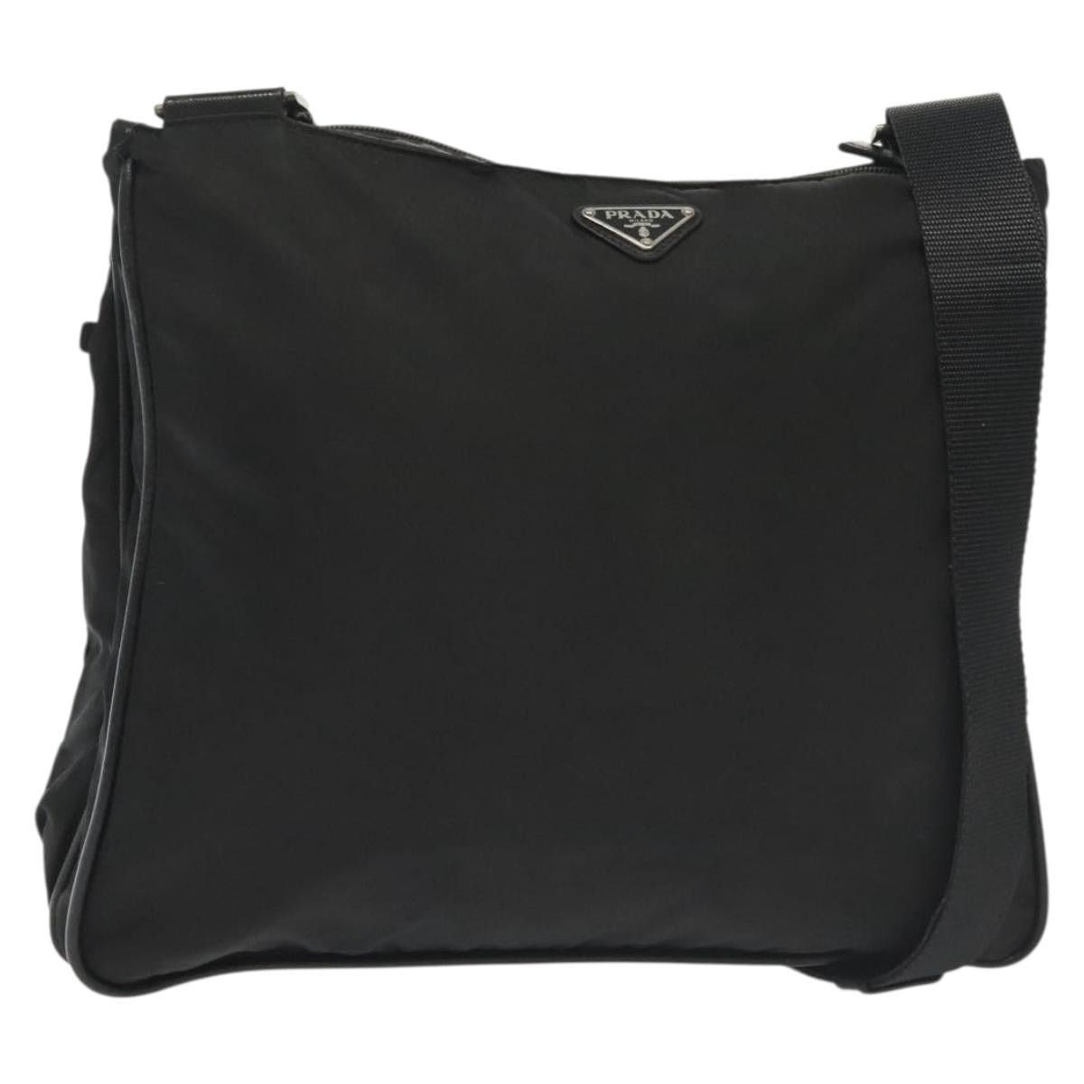 Prada PRADA Shoulder Bag Nylon Black Silver Size ONE SIZE - 1 Thumbnail