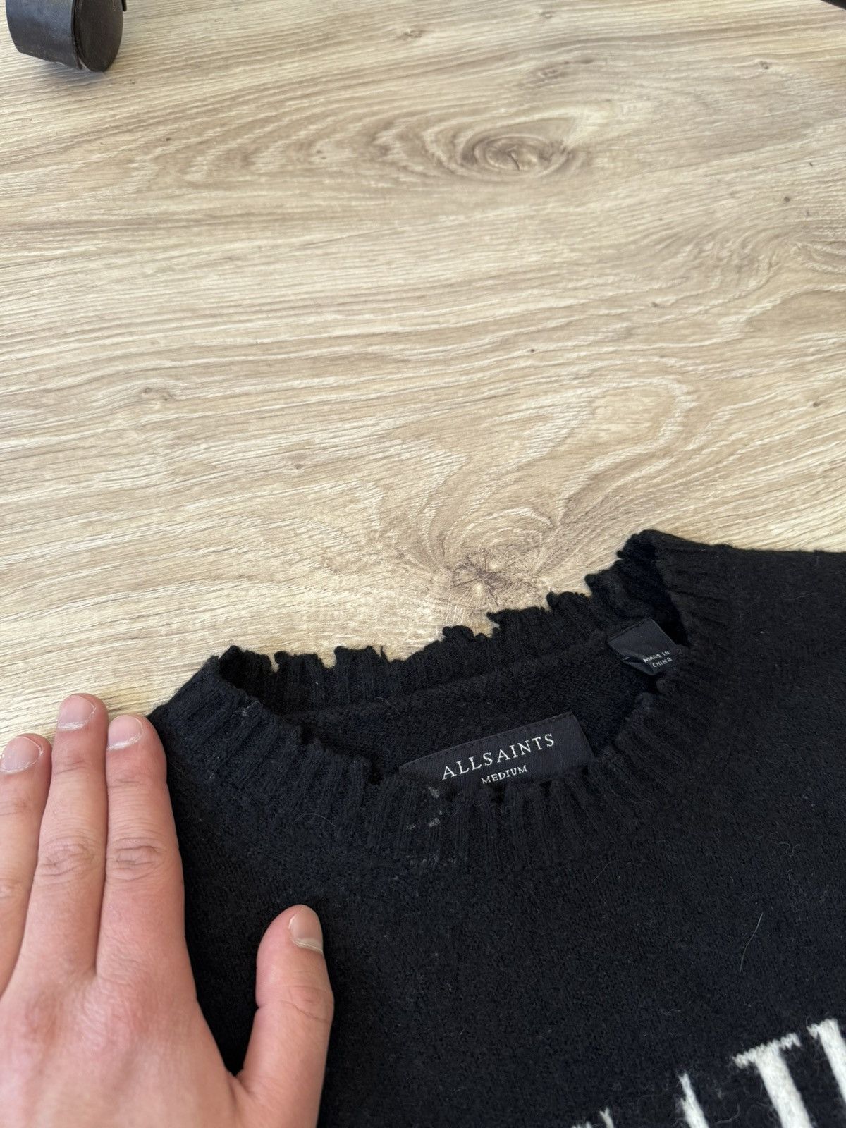 Allsaints Allsaints Luka Saints Crew Big Logo Wool Sweater Size US M / EU 48-50 / 2 - 4 Thumbnail