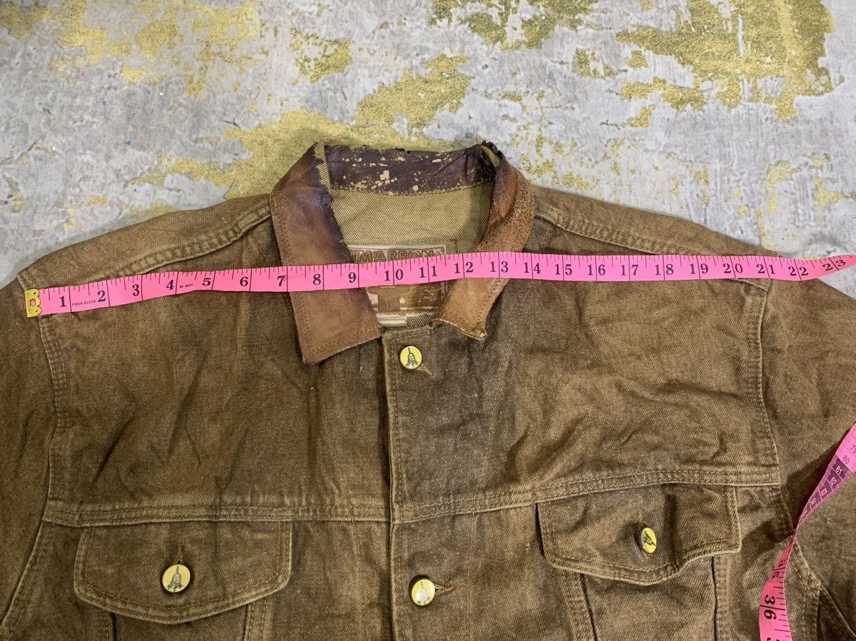 Vintage Vintage 80’s Cimarron Apache Distressed Denim Jacket Size US L / EU 52-54 / 3 - 14 Thumbnail