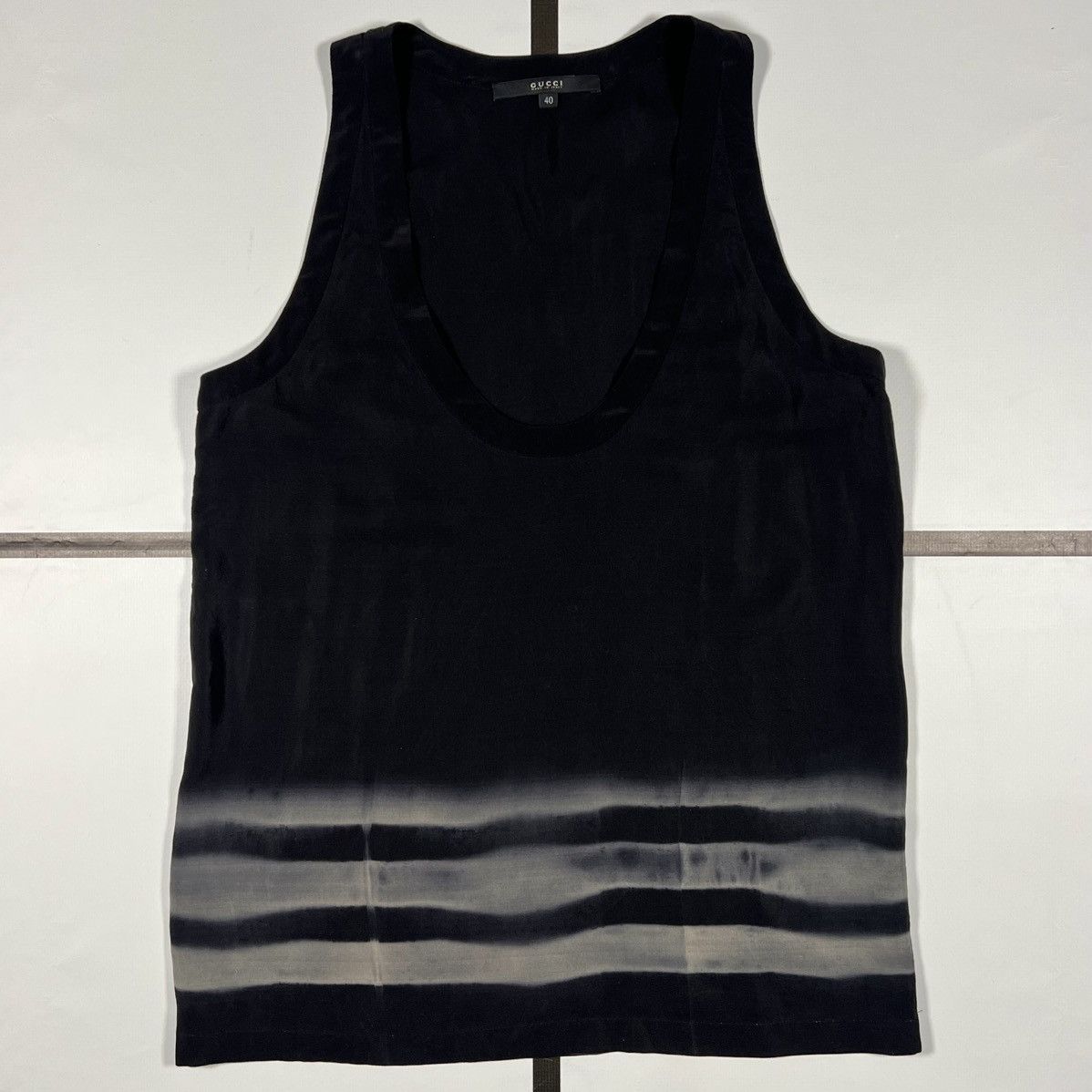Gucci |[ SS09 Gucci “3 Stripe” Silk Top ]| Size US S / EU 44-46 / 1 - 2 Thumbnail