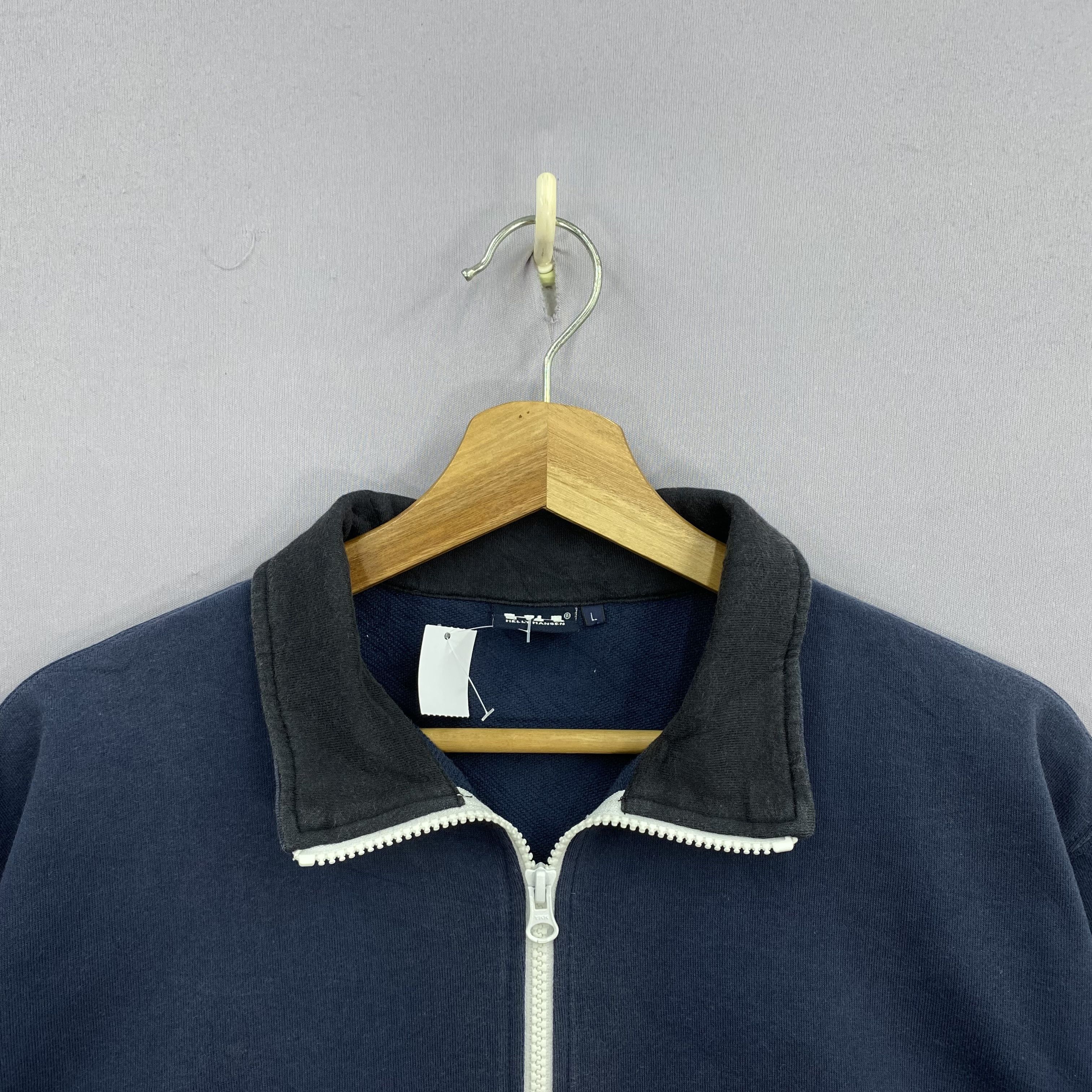 Helly Hansen Vintage Y2K Helly Hansen Full Zip Sweater Jacket Workwear Size US L / EU 52-54 / 3 - 5 Thumbnail