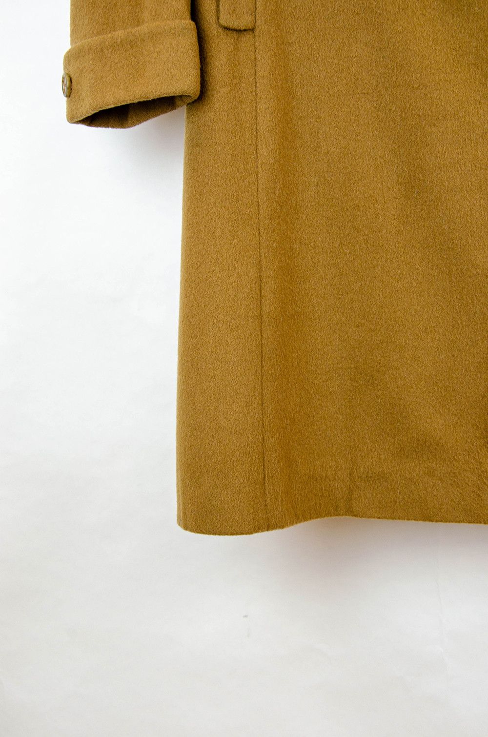 Burberry Burberrys Camel Single Breasted Wool Overcoat – UK 12 Size M / US 6-8 / IT 42-44 - 4 Thumbnail