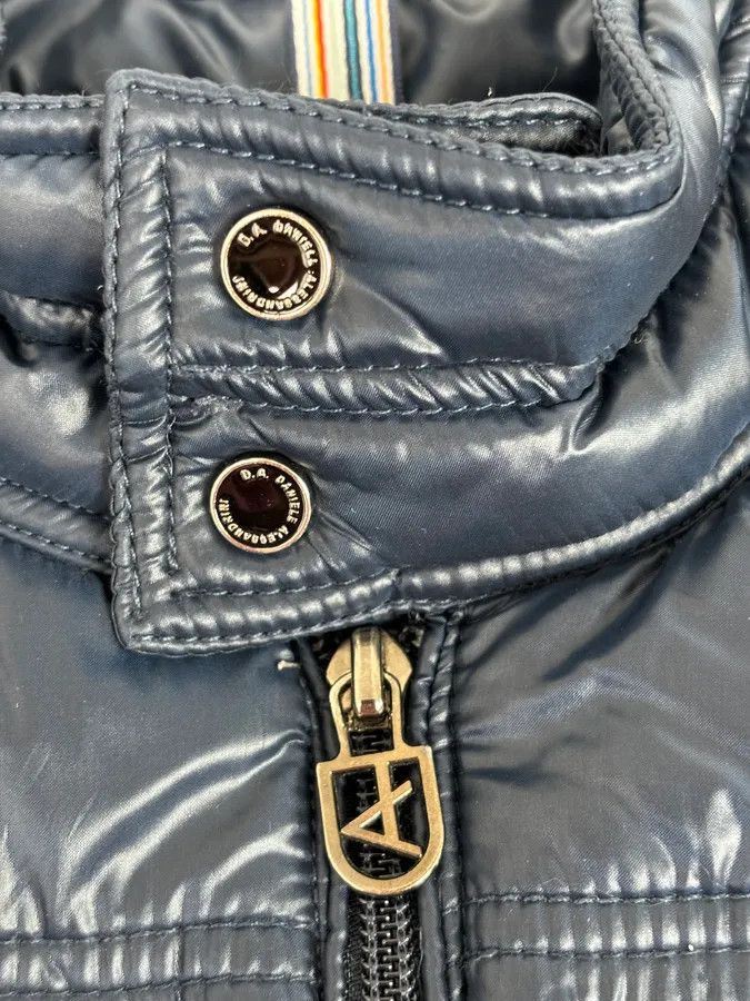 Daniele Alessandrini 2010s Daniele Alessandrini Navy Puffer Bomber Nylon Quilted Jacket Size US M / EU 48-50 / 2 - 9 Thumbnail