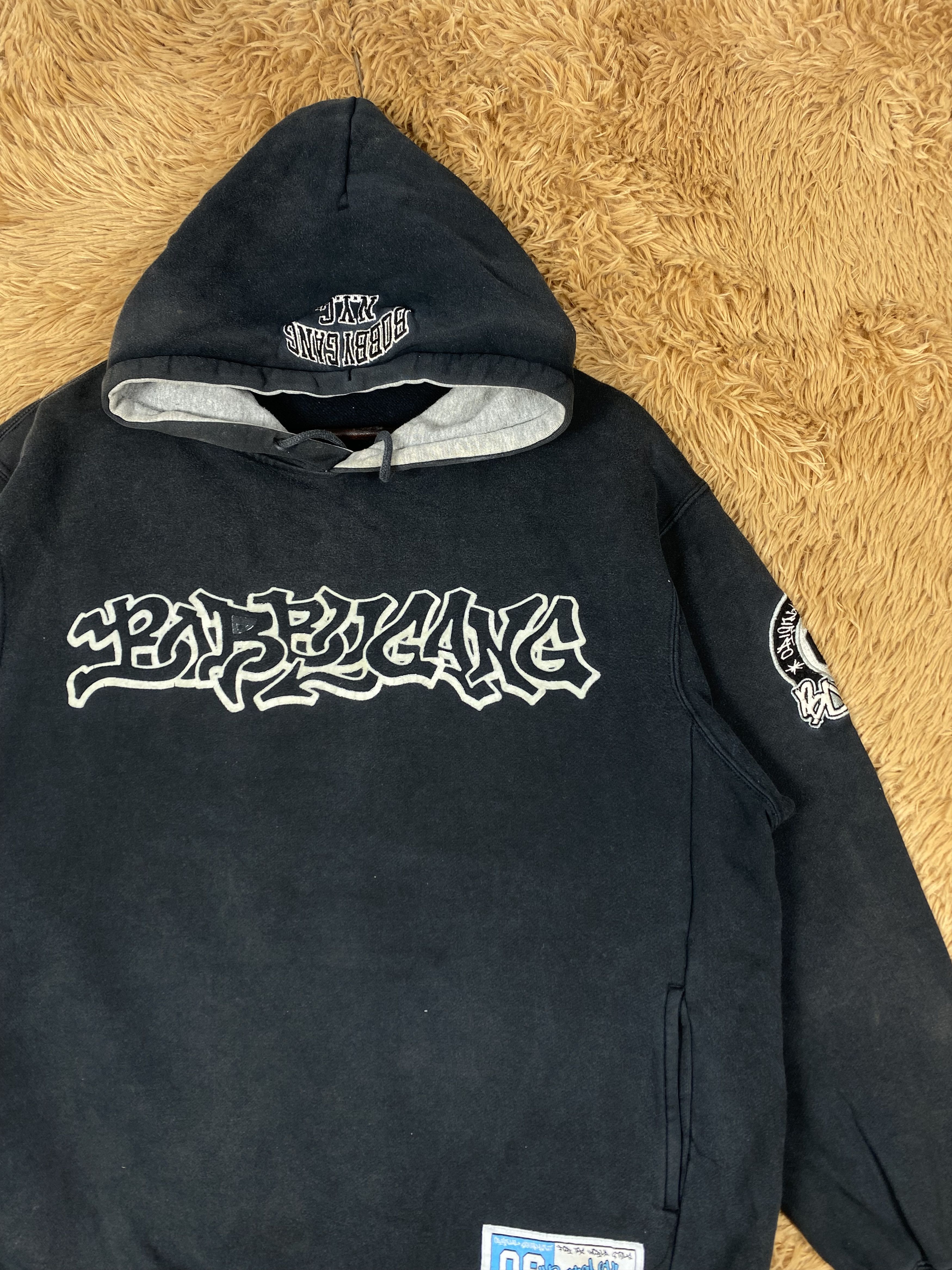 Vintage Vintage Booby Gang Hip Hop Pullover Hoodies DJ1082 Size US M / EU 48-50 / 2 - 3 Thumbnail