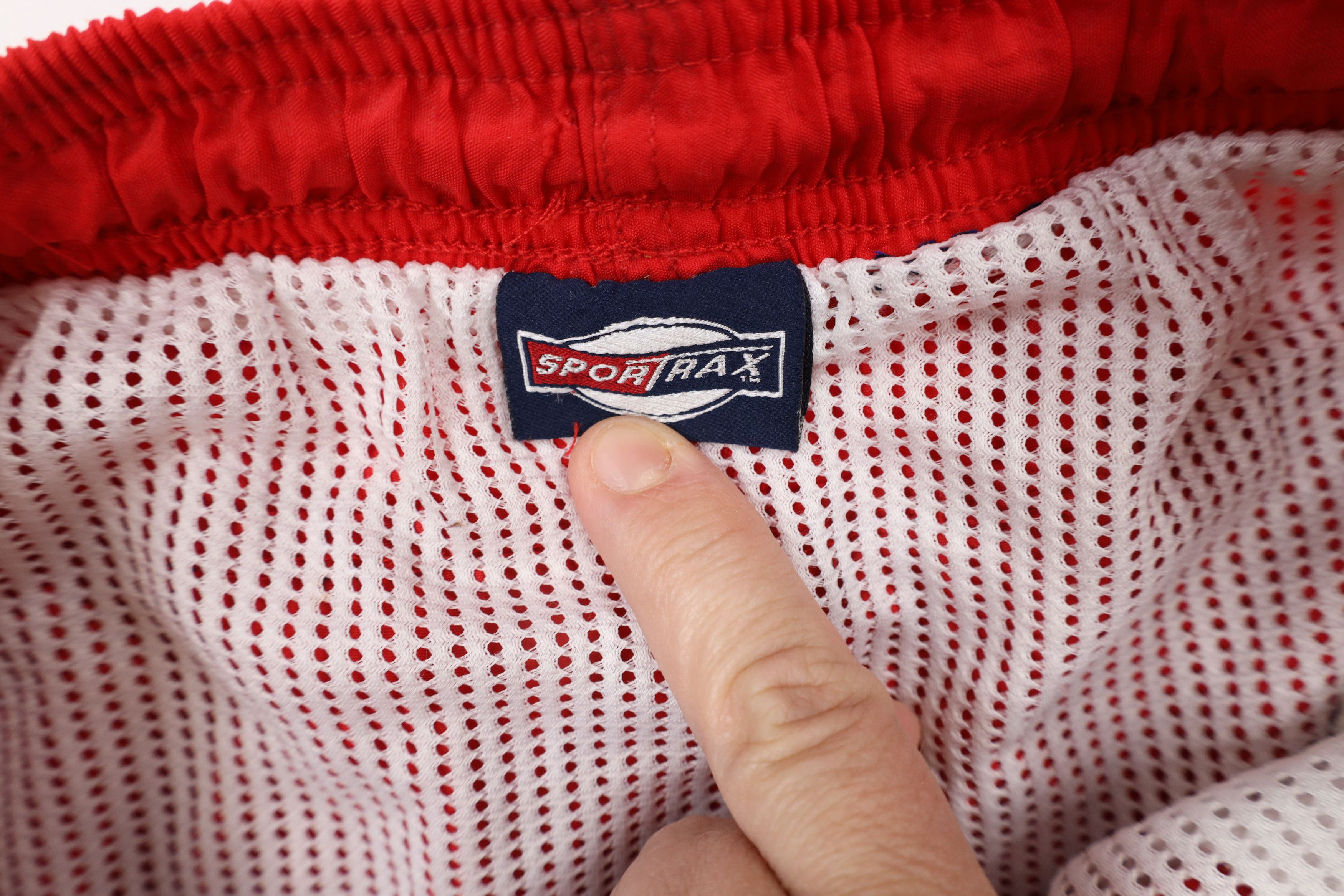Vintage Vintage 90s Streetwear Lined Shorts Swim Trunks Red Size US 32 / EU 48 - 6 Thumbnail