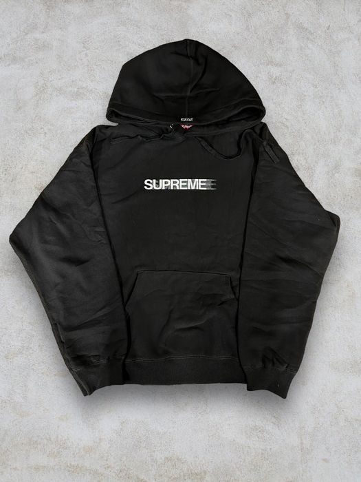 Supreme Supreme Motion Logo Hooded Sweatshirt (SS23) Black | Grailed