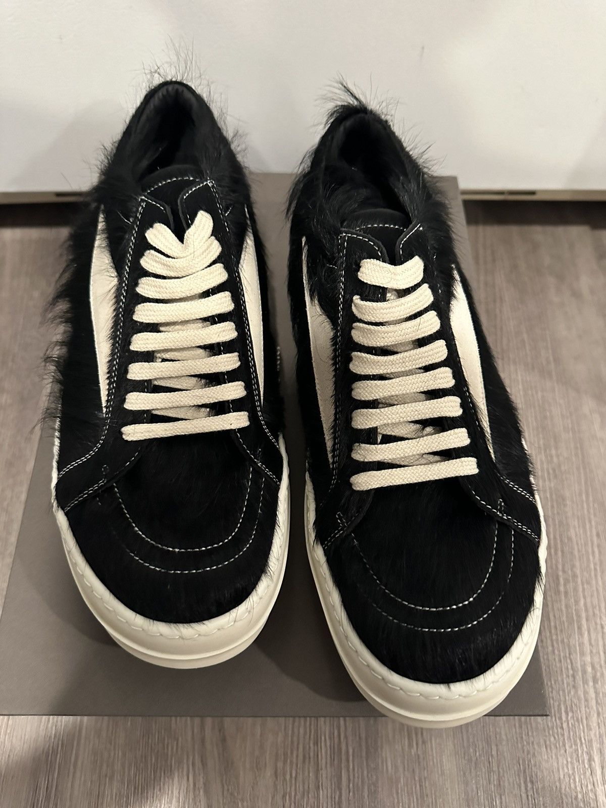 Rick Owens VINTAGE SNEAKS BLACK MILK 43 Rick Owens VINTAGE SNEAKS
