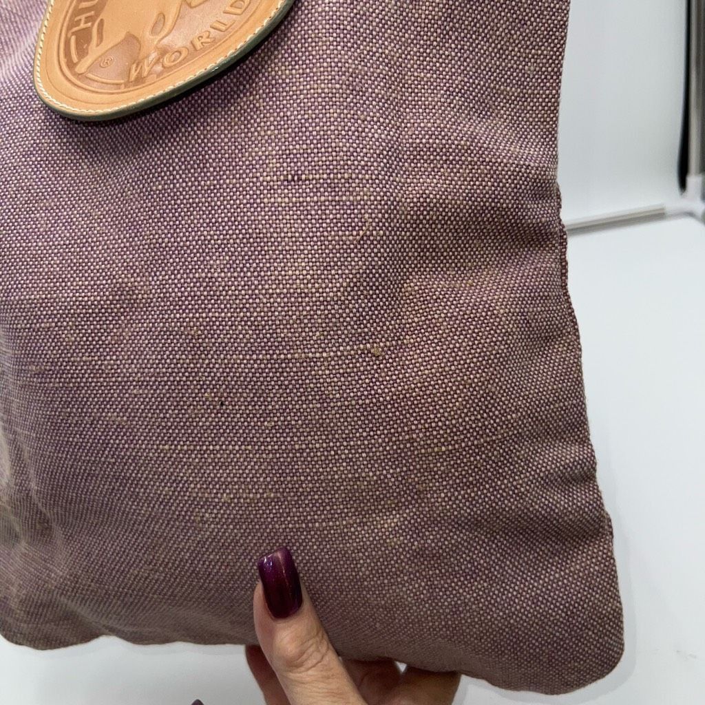Other Hunting World Made in Italy Foldable Tote Bag Shoulder Bag Cotton Linen Blend x Leather Size ONE SIZE - 8 Thumbnail