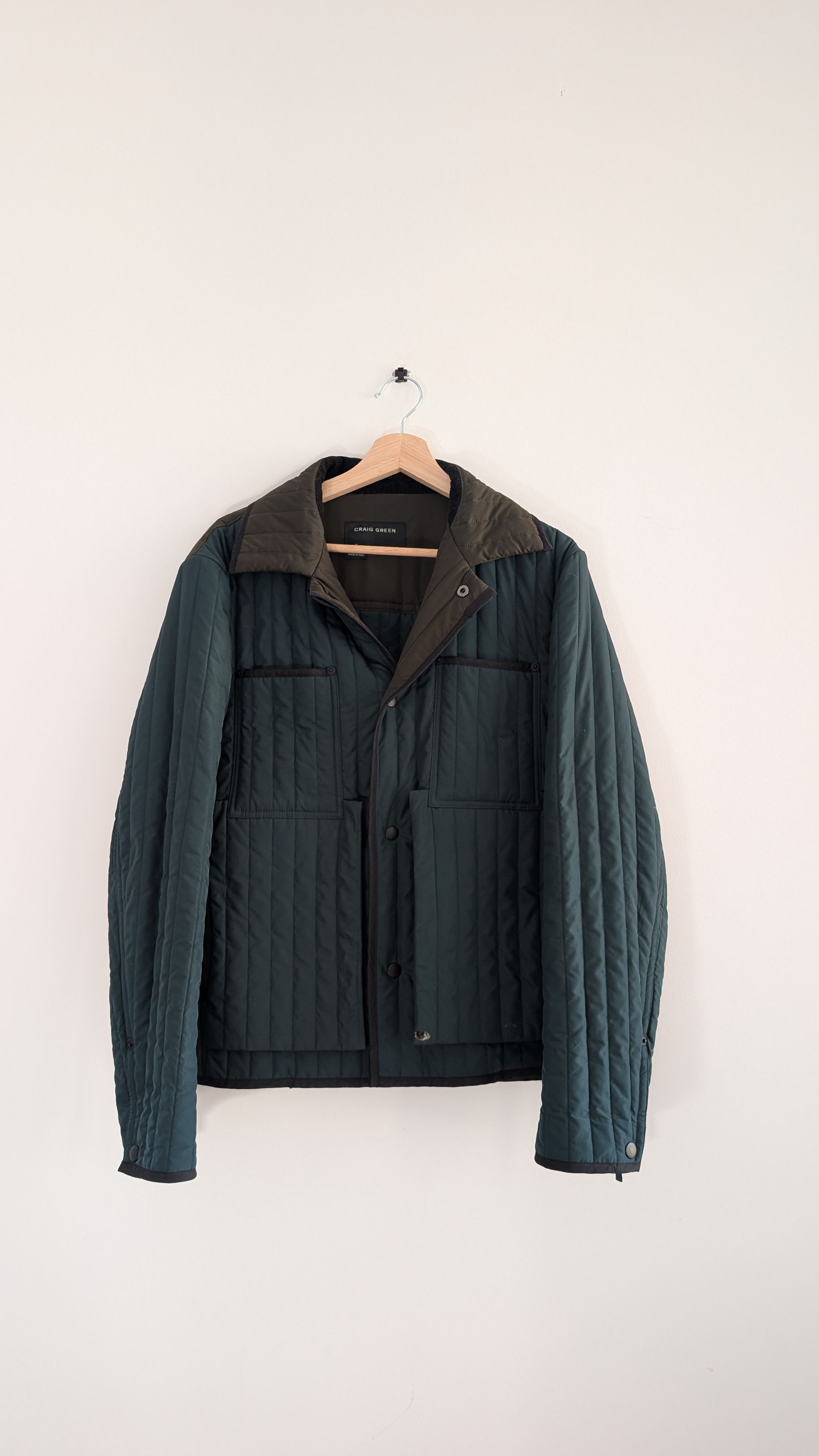 Craig Green Craig Green SS17 Tapestry Laced Quilted Work Jacket
