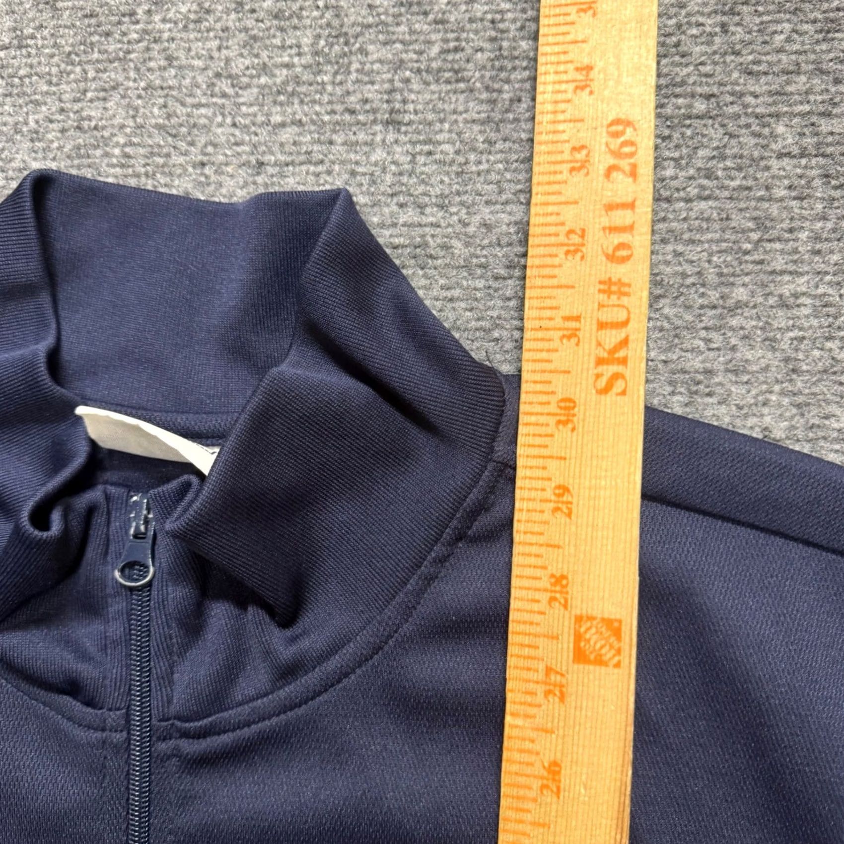 Lee VINTAGE LEE Track Jacket Full-zip Men XXL Navy Blue Embroidered Striped Jacket Size US XXL / EU 58 / 5 - 4 Thumbnail