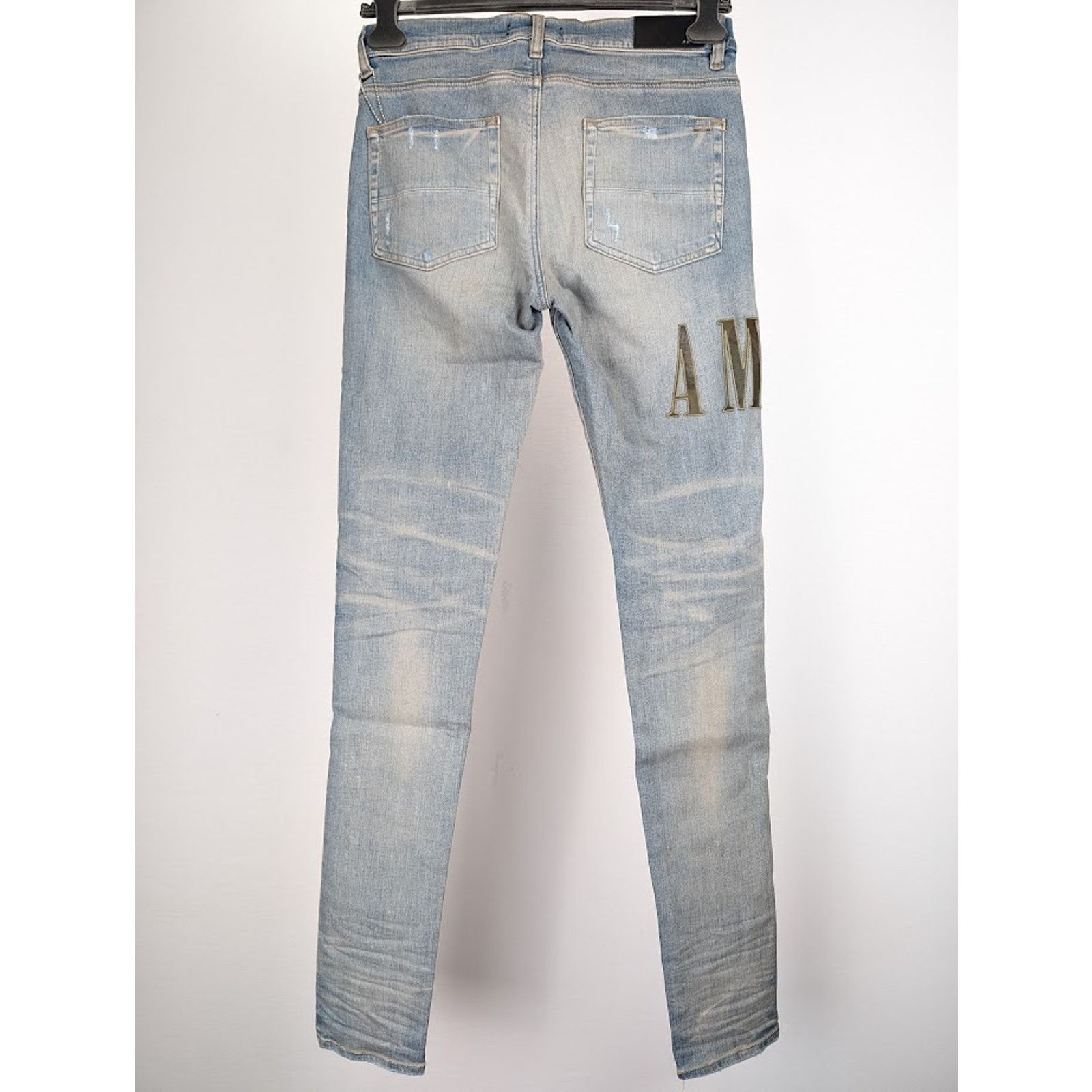 Amiri o1rshd1 Q:2 / Core Applique Jeans in Clay Indigo Size US 29 - 12 Thumbnail