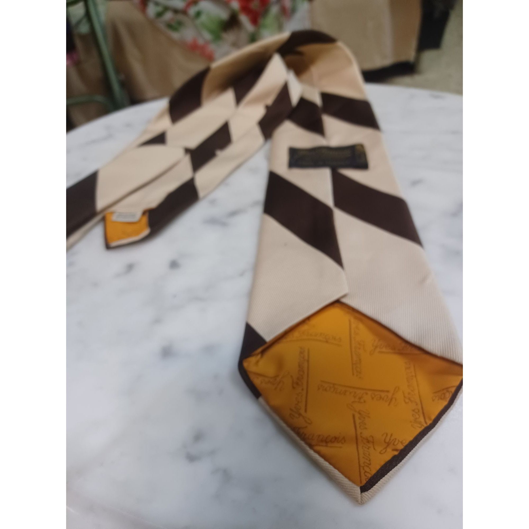 Other Vintage Yves Francois Men's Tie Made in France Size ONE SIZE - 3 Thumbnail